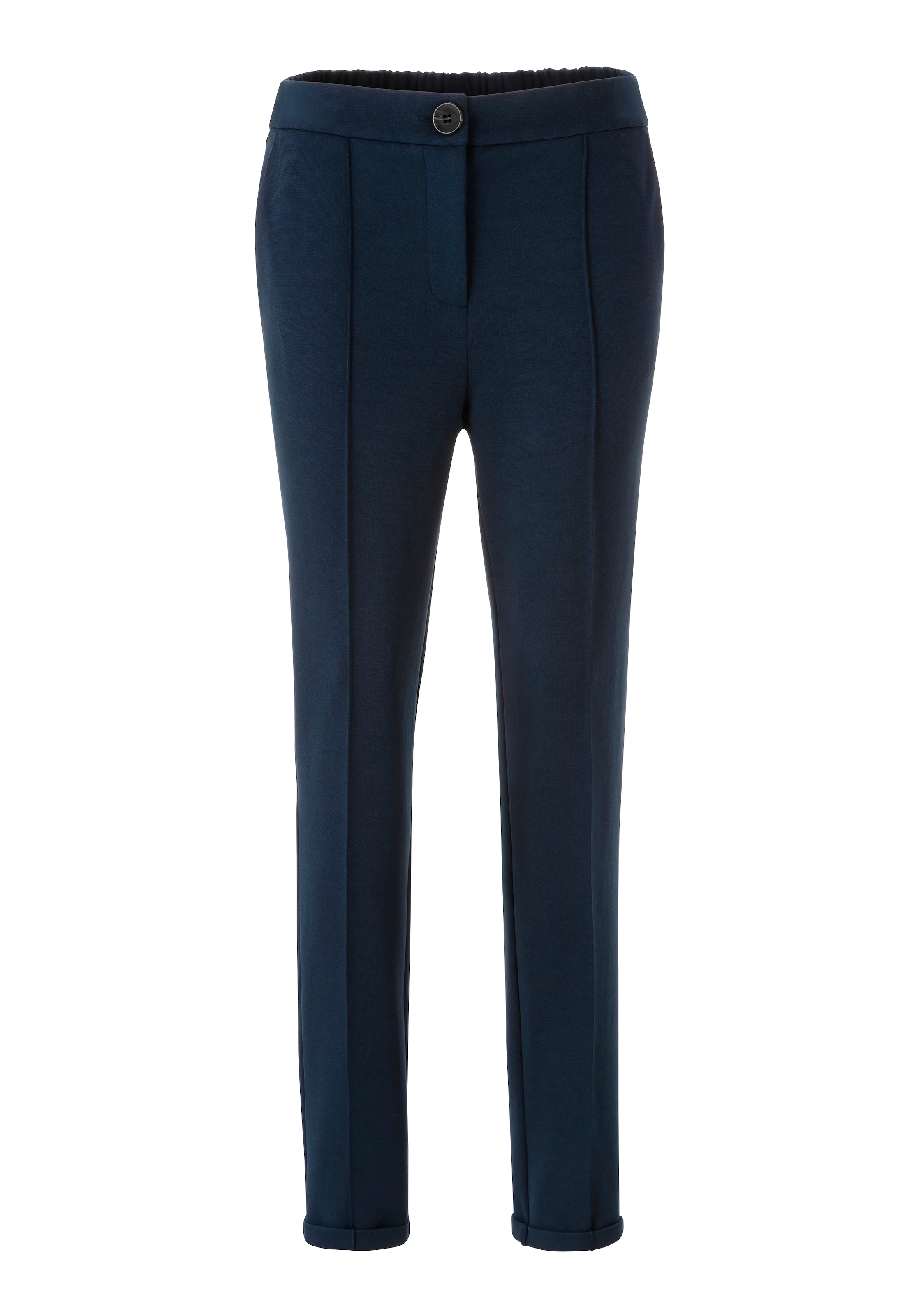 Aniston CASUAL Pantalon en jersey  décoré de plis couchés
