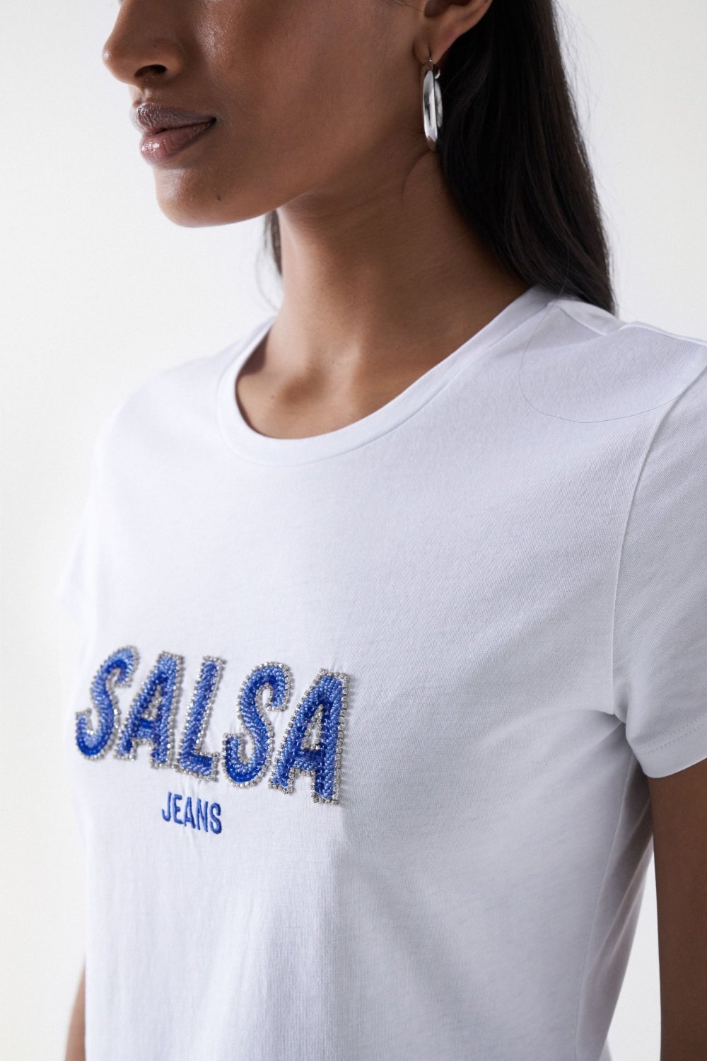 Salsa T-Shirt »Salsa Jeans T-Shirt T-Shirt Institutional Beaded«