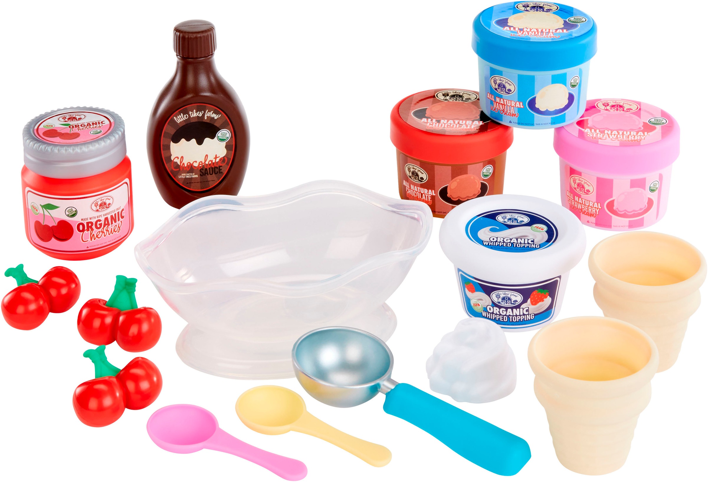 Image of Little Tikes Spiellebensmittel "Creative Chefs Ice Cream Kit"