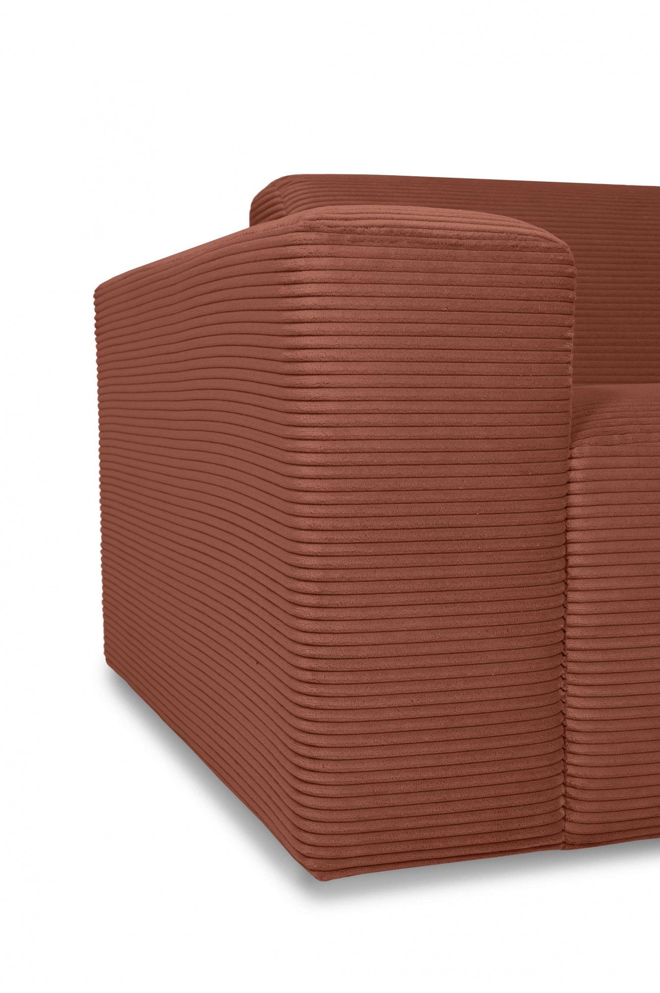 INOSIGN Ecksofa »Koa,228cm, L-Form, Modulsofa, Webstoff, Cord«, Designsofa, weicher Lounge-Sitzkomfort, Welleunterfederung, bodentief
