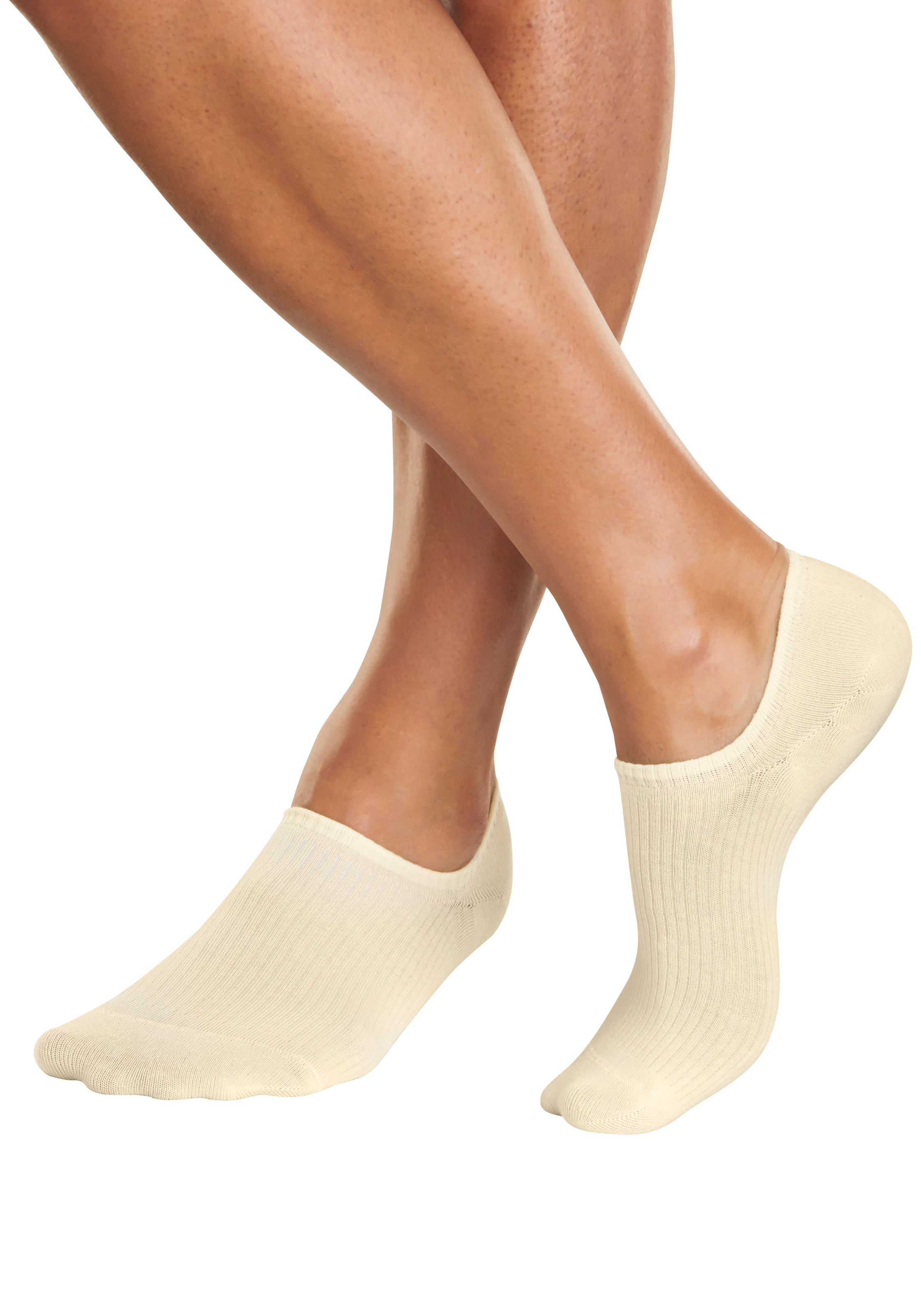 H.I.S Chaussettes de baskets Paquet, 7 Couple tlg. invisible und gerippt