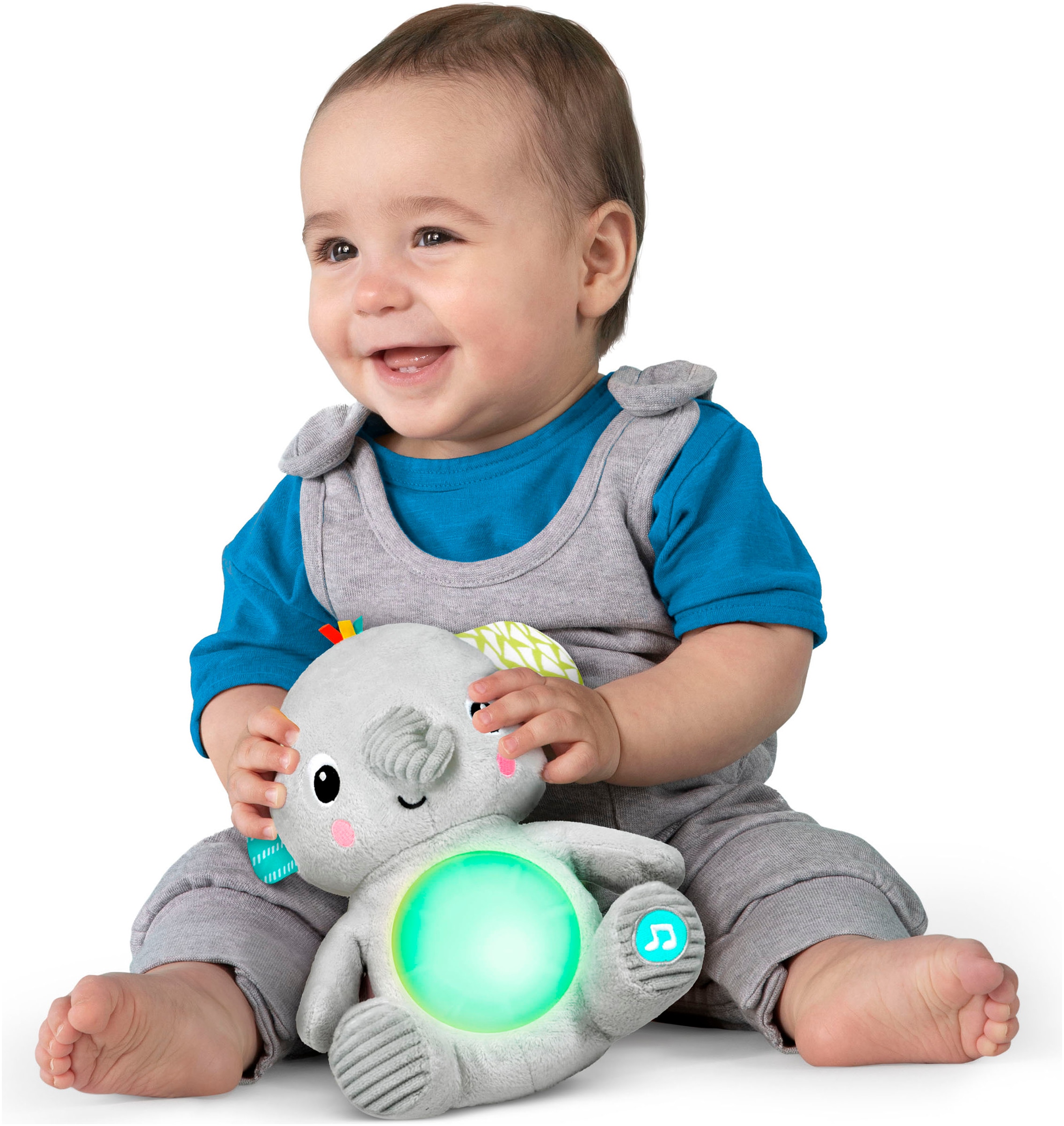 Bright Starts Figurine en peluche »Hug-a-bye Baby™ Musical Light Up Soft Toy​« mit Licht und Soundeffekten