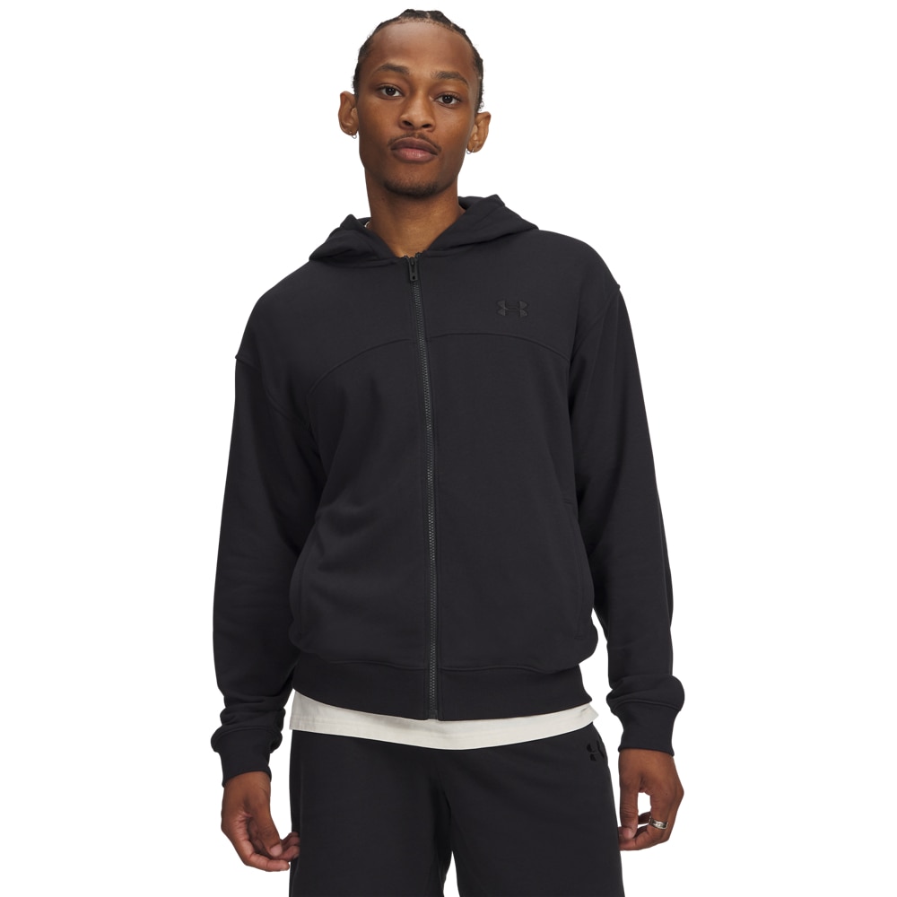 Image of Under Armour Kapuzensweatjacke "UA Rival LW FZ" mit Reissverschluss, aus angerauter Sweatware