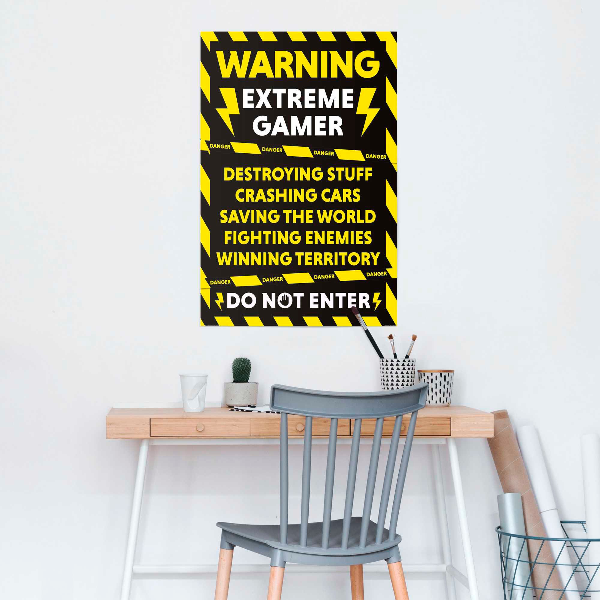Reinders! Poster »Gamer at Work«