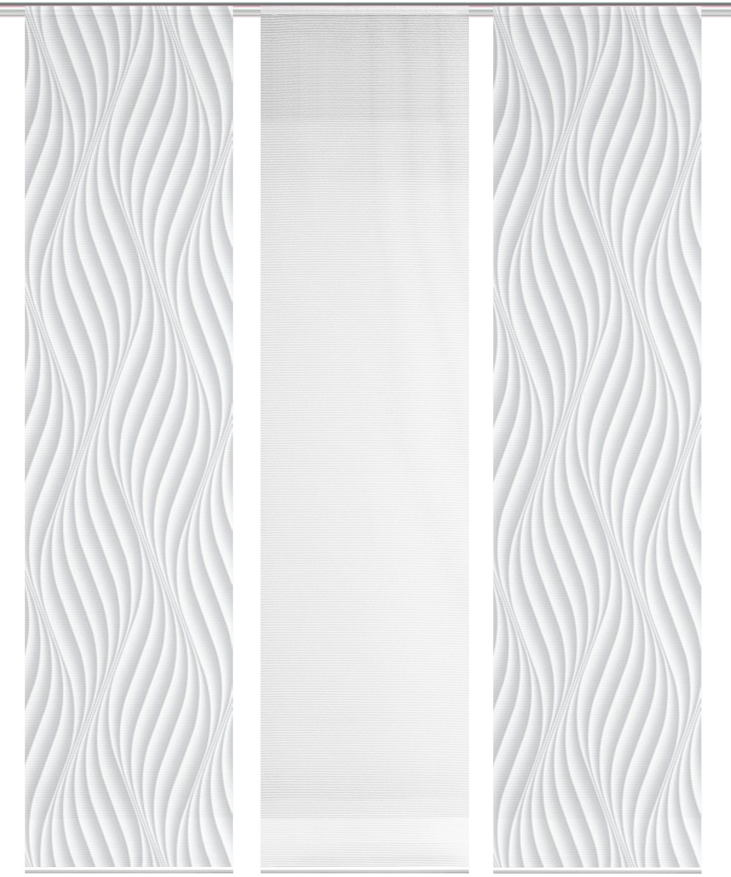 Image of Vision S Schiebegardine »3ER SET WAVE«, (3 St.), HxB: 260x60, Schiebevorhang 3er Set Digitaldruck bei Ackermann Versand Schweiz