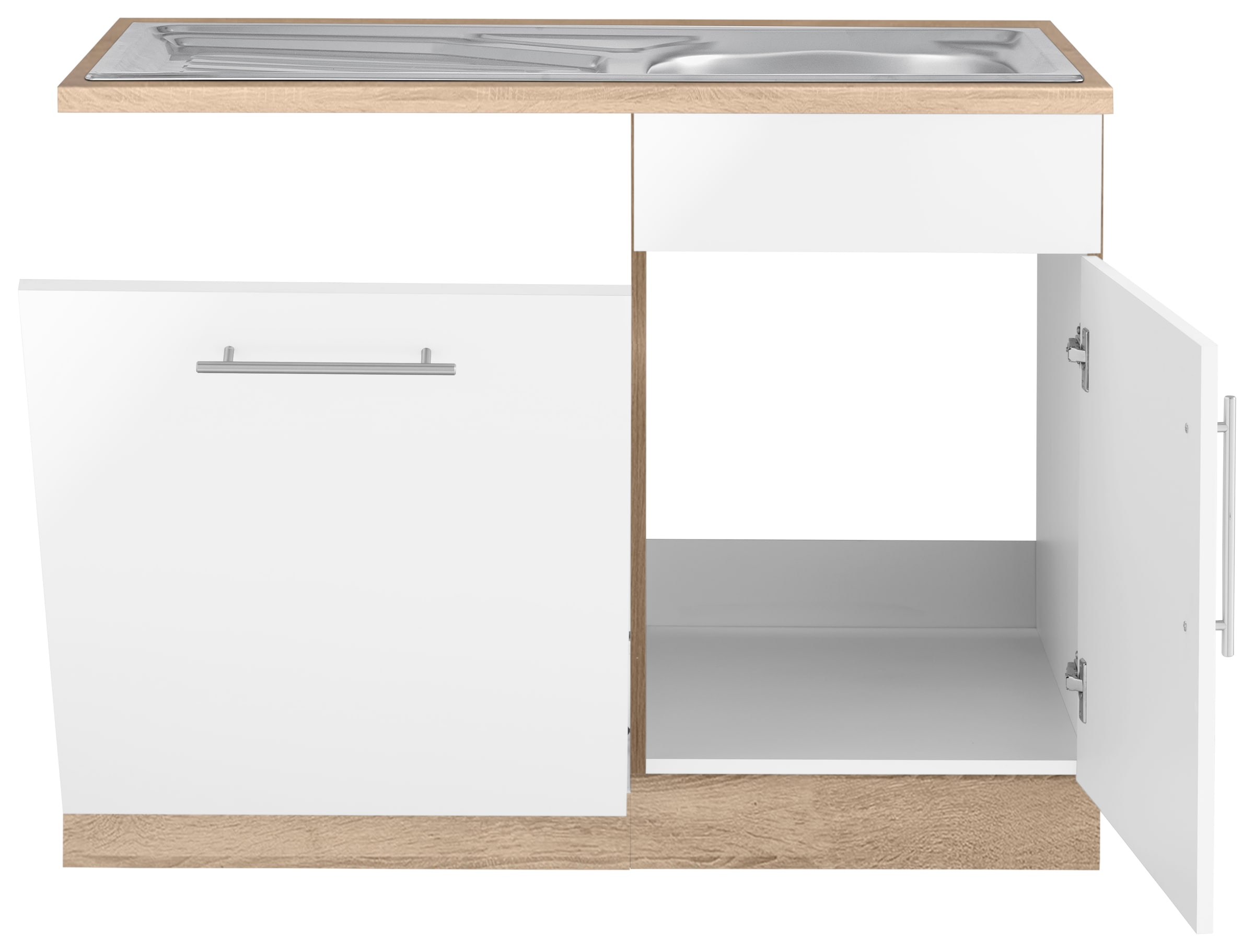 wiho Küchen Meuble évier »"Cali"« 110 cm breit, inkl. Tür/Sockel für Geschirrspüler