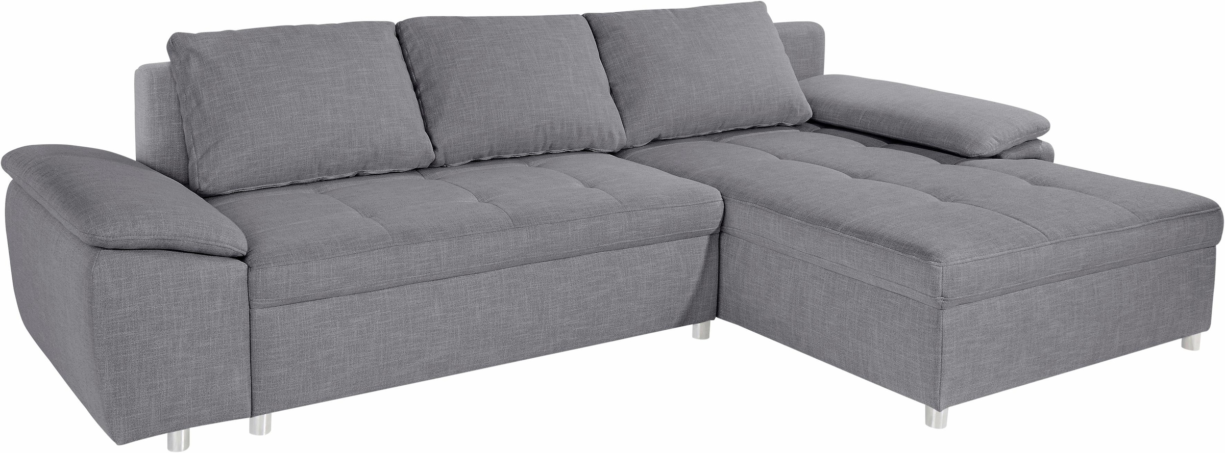 sit&more Ecksofa Labene, wahlweise mit Bettfunktion und Bettkasten, inkl. Rückenkissen