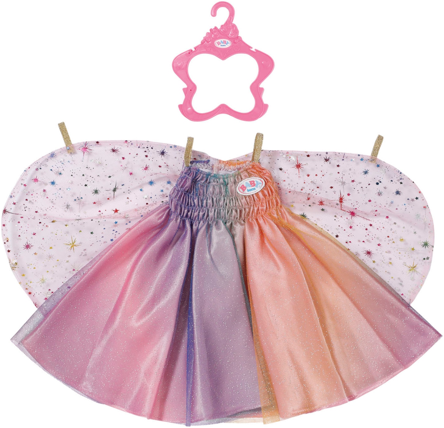 Baby Born Vêtements de poupées »Regenbogen Kleid, 43 cm«