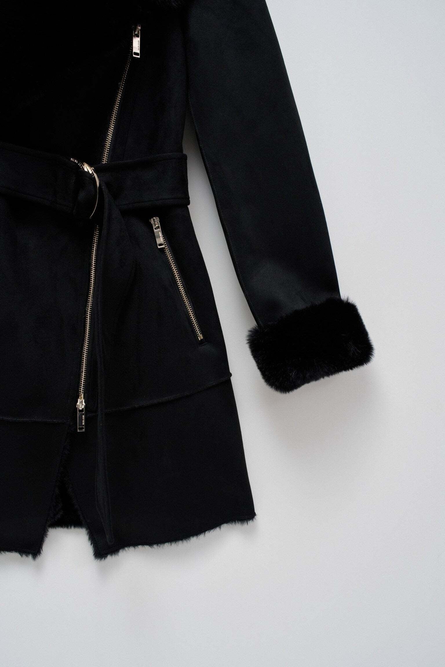 Salsa Veste d'hiver »Salsa Jeans Wintermantel Long Shearling Coat«