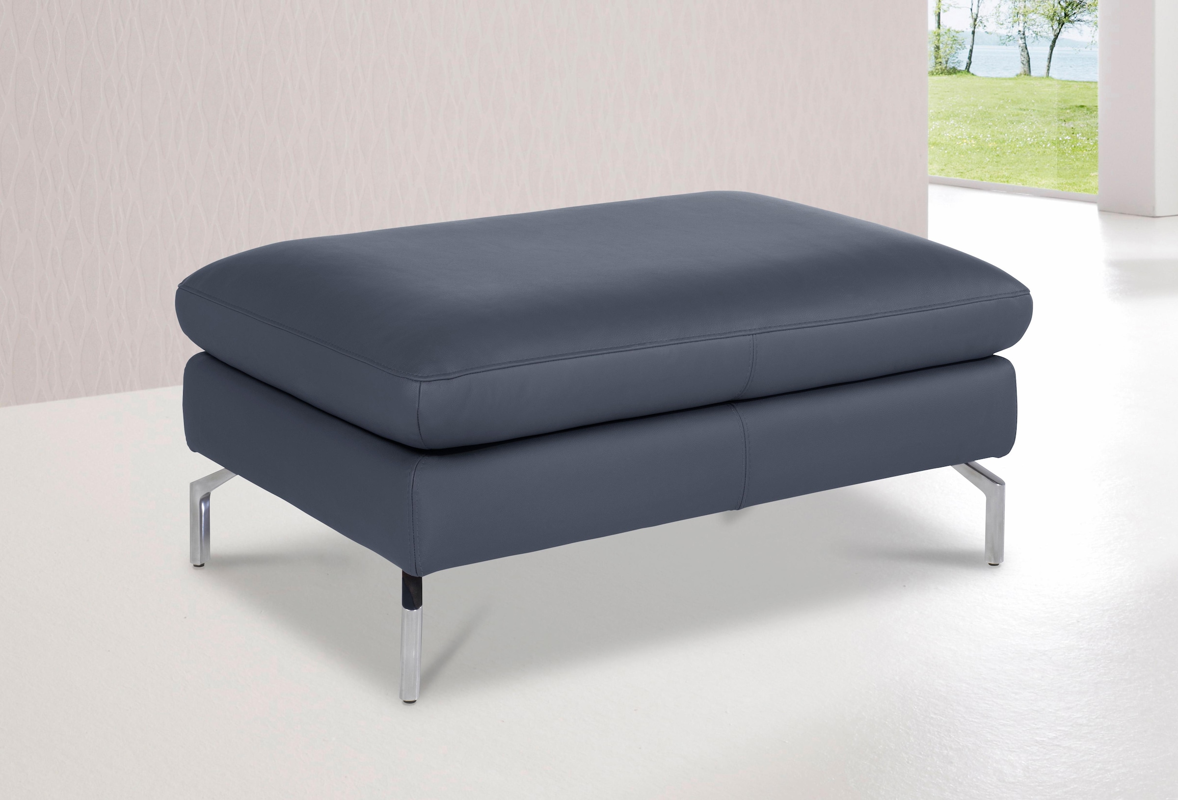 CALIA ITALIA Hocker »Dave mit edlem Metallfuss«