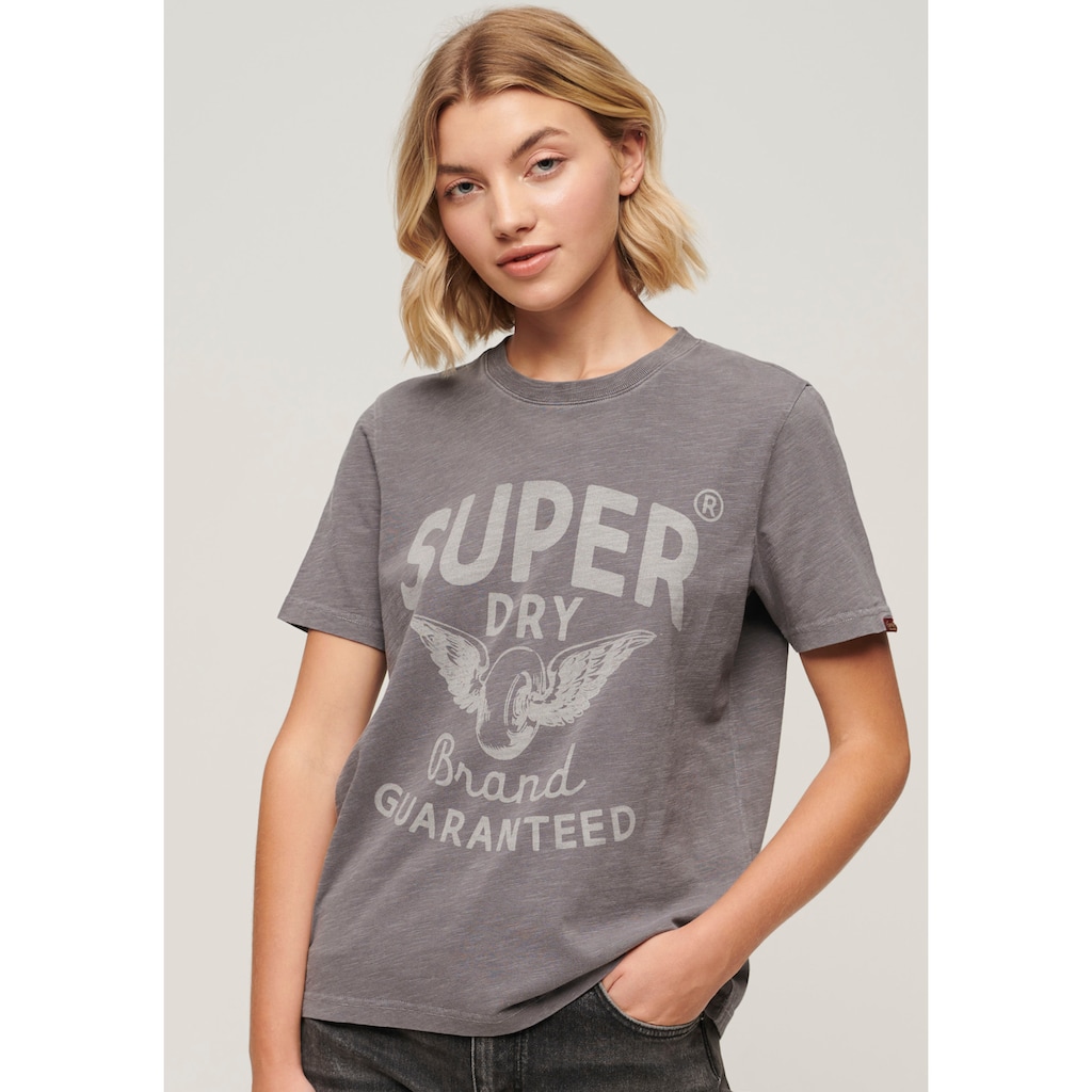 Superdry Print-Shirt »ARCHIVE KISS PRINT RELAXED TEE«