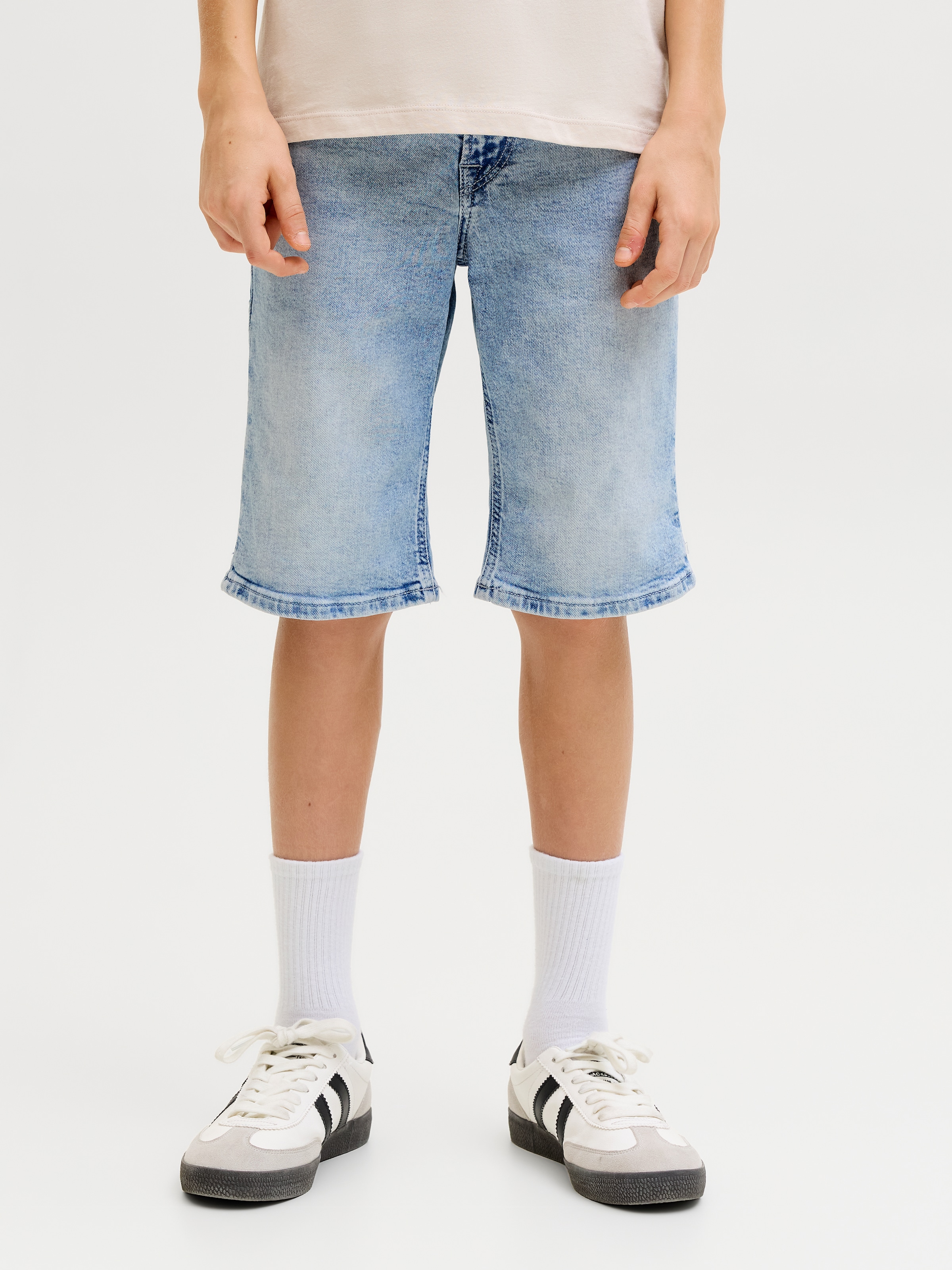Jack & Jones Junior Short »JJIRICK bequem mit mittlerer Taille für Jungen«  unifarben, modisch, regular fit, Web,