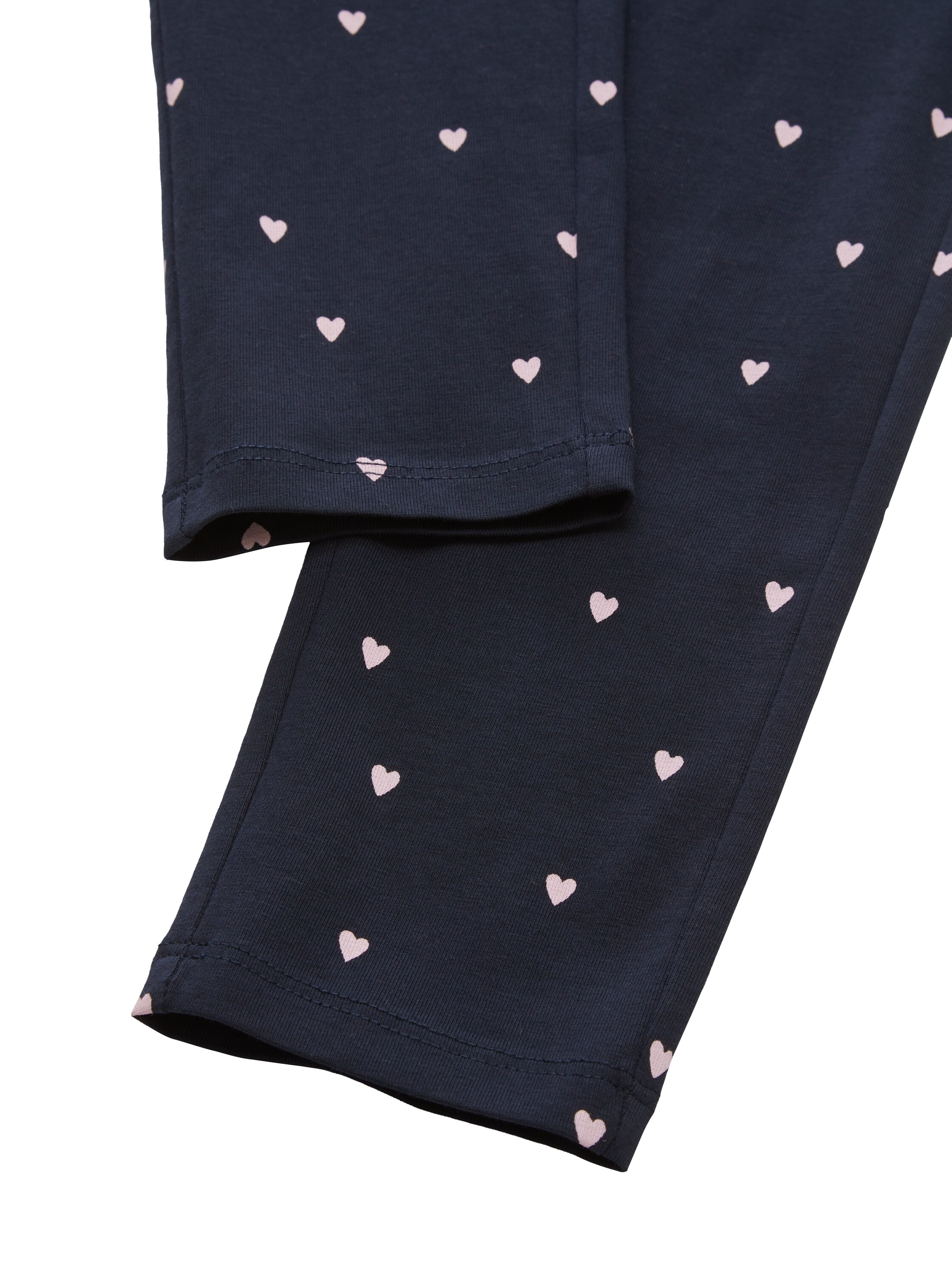 TOM TAILOR Leggings, mit Herz-Allover-Print