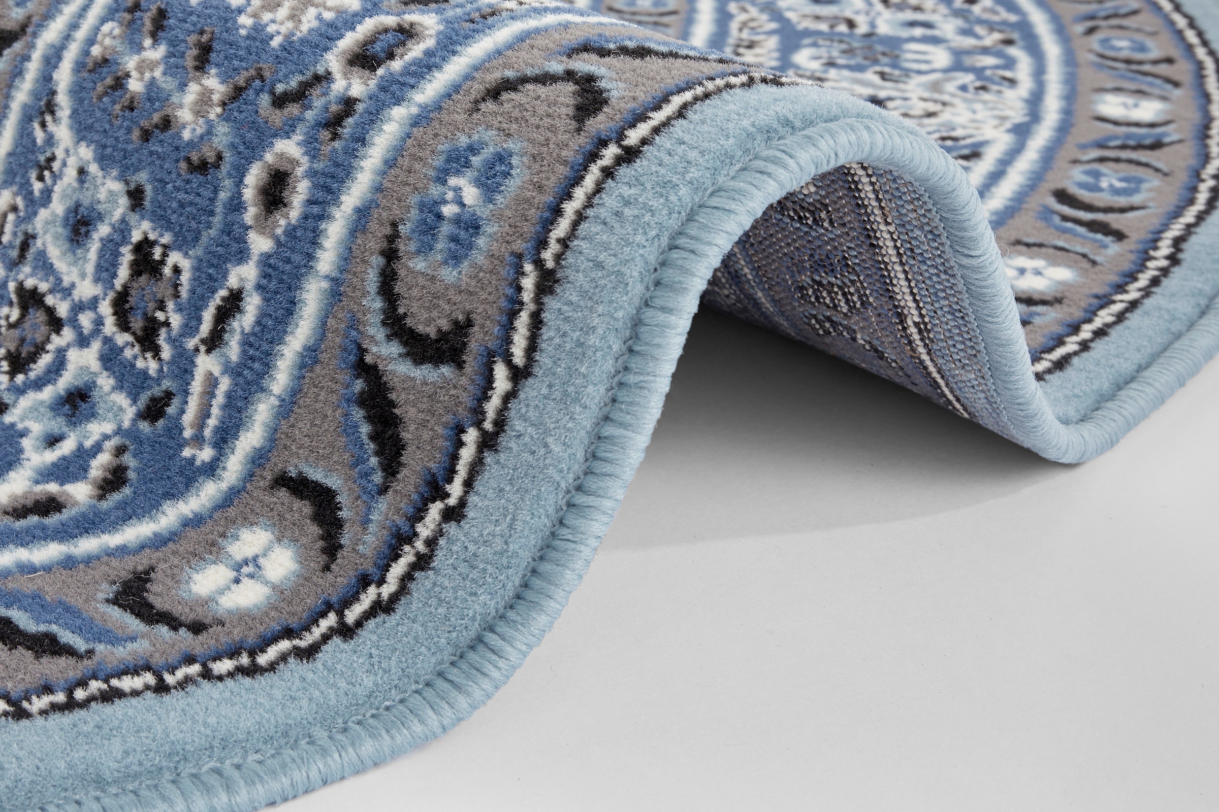 HANSE Home Teppich »Skazar Isfahan« rund 9 mm Höhe Kurzflor, Orient, Teppich, Vintage, Esszimmer, Wohnzimmer, Flur