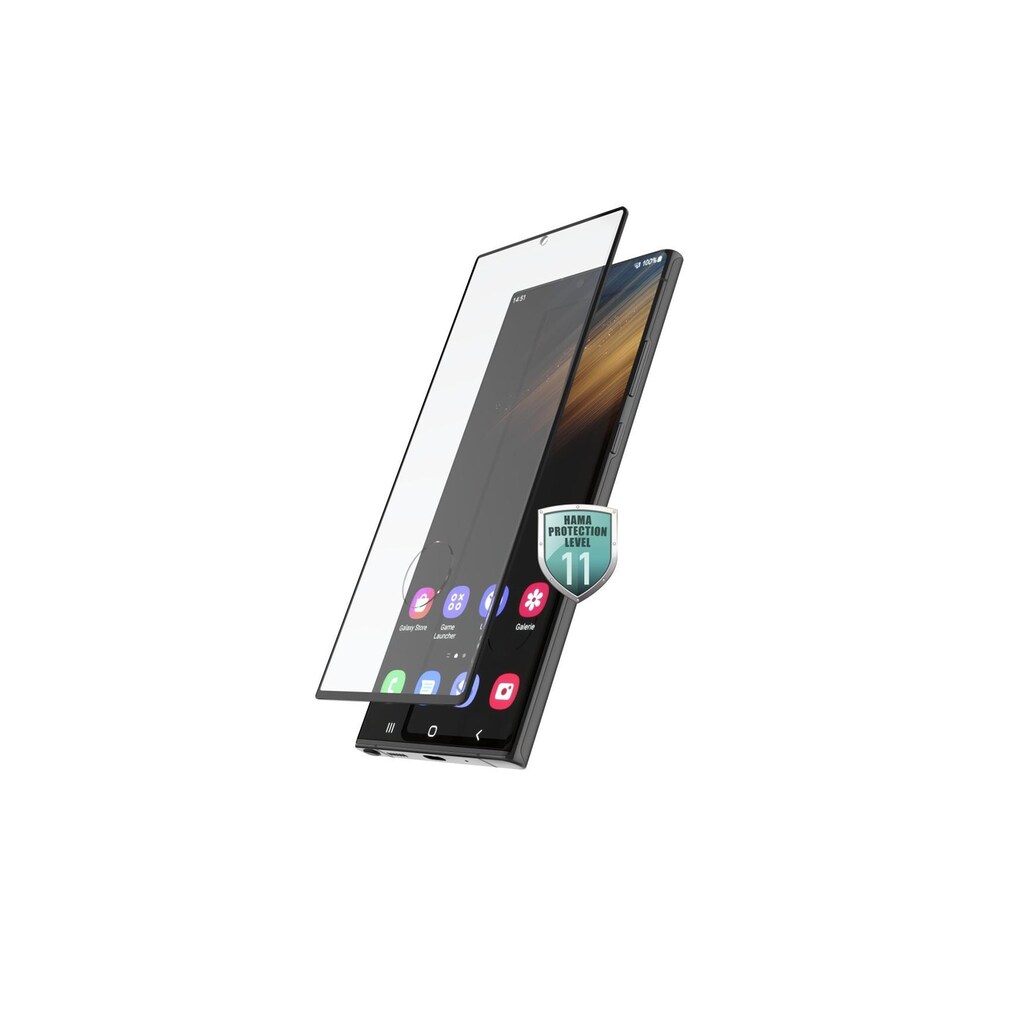 Hama Displayschutzglas »3D-Full-Screen-S«, für Galaxy S22 Ultra 5G, (1 St.)