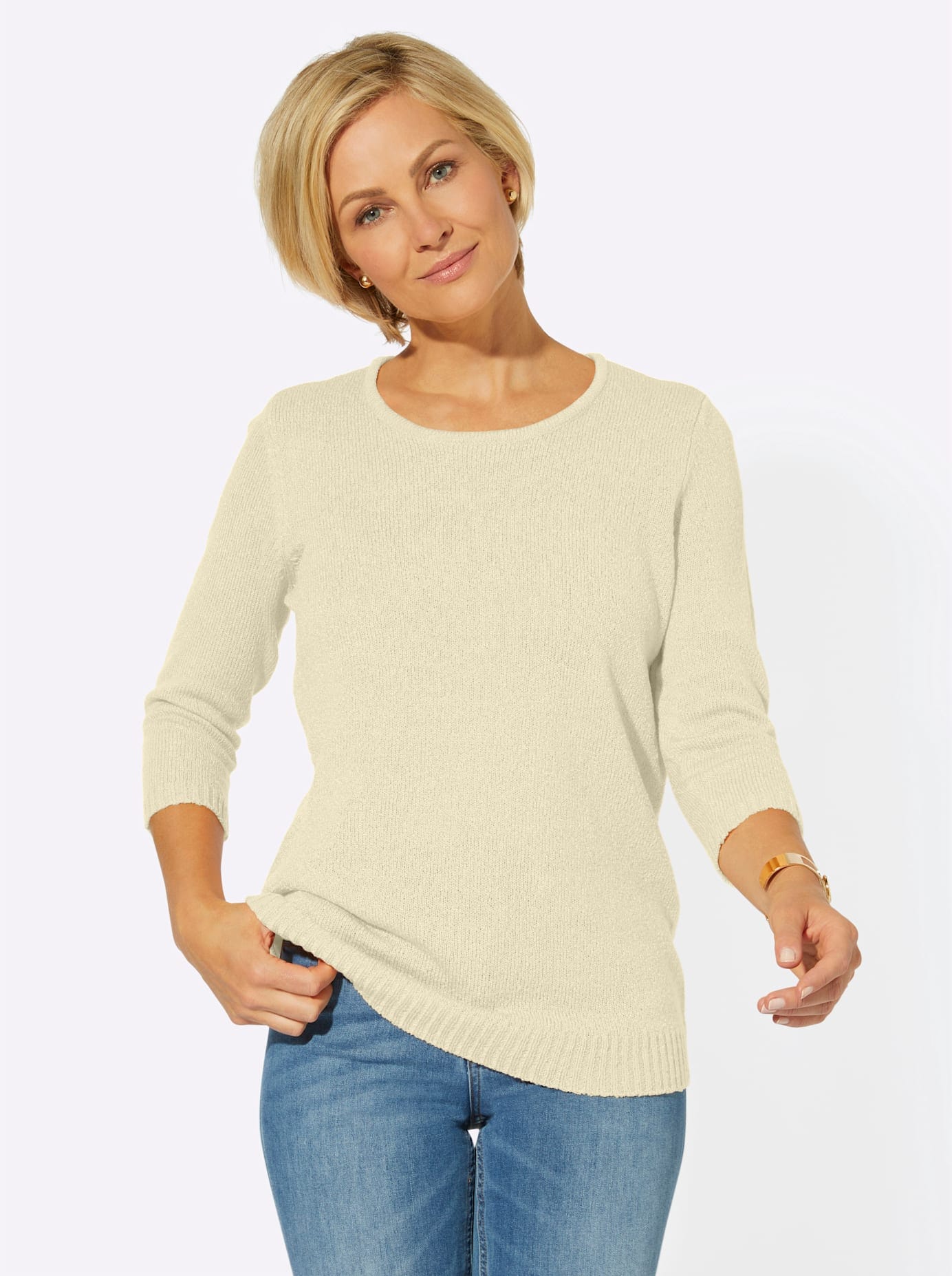 Classic Basics 3/4 Arm-Pullover »Pullover«