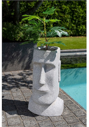 Pflanzkübel »Pflanzengefäss/Skulptur Moai«, (1 St.)