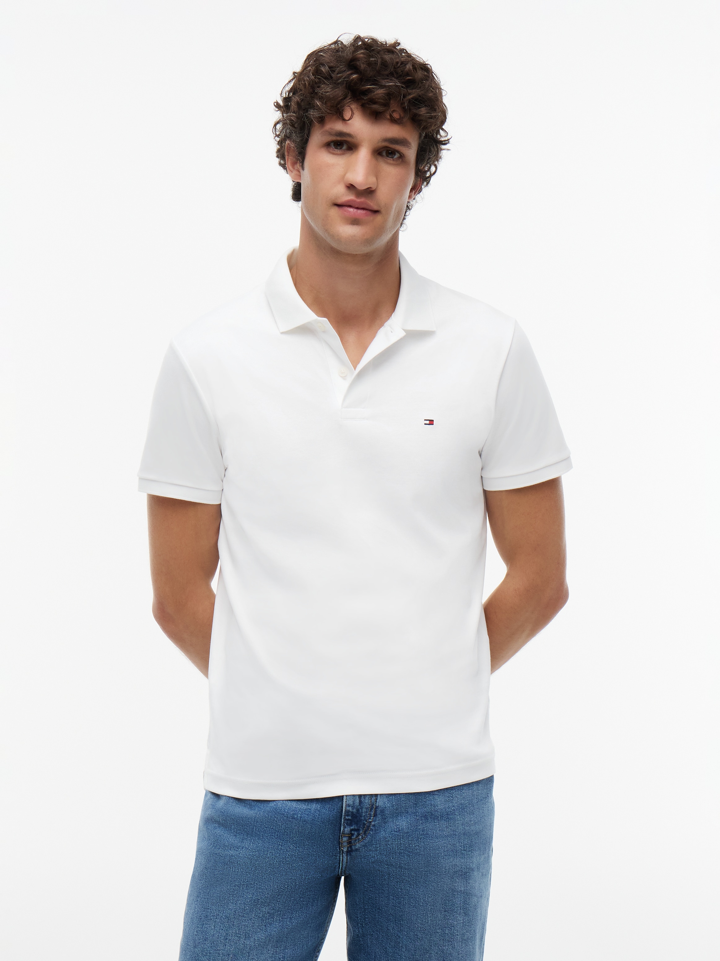 Image of Tommy Hilfiger Poloshirt "LIQUID COTTON ESSENTIAL REG POLO"