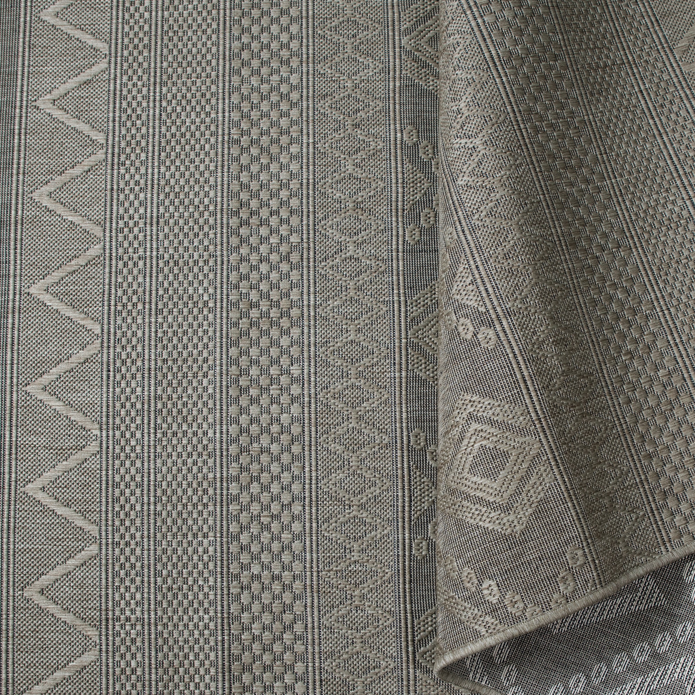 my home Tapis »Toronto auch als Läufer erhältlich« Rectangulaire 3 mm Höhe In- und Outdoor geeignet, Sisal-Optik, Wetterfest & UV-beständig, Boho