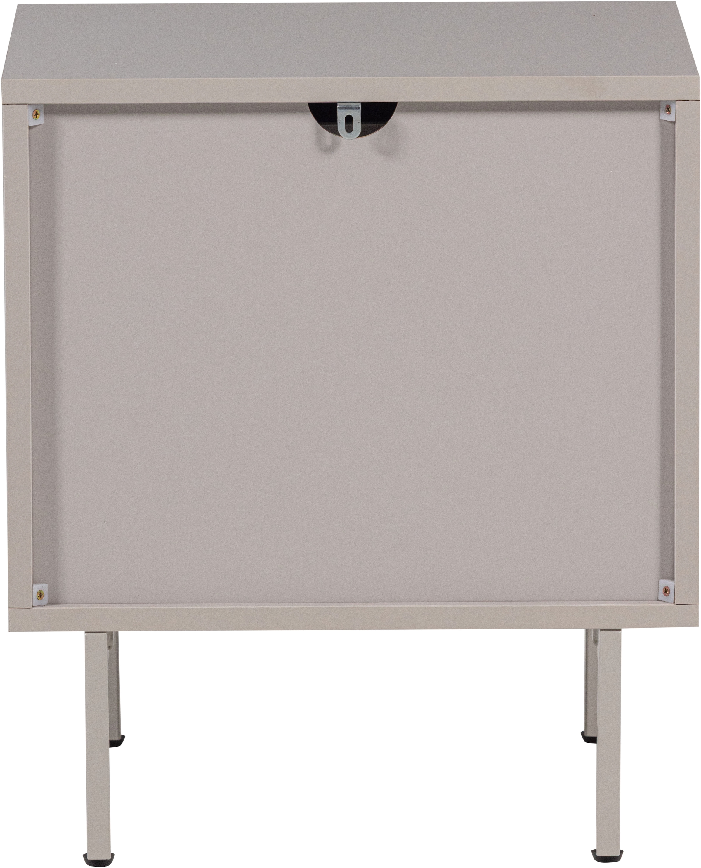 WOOOD Table de nuit »Tours mit kompakter Ausführung und Melamin-MDF B 45 x T 42 x H 51 cm« Surface déperlante, capacité de charge du plateau 50 kg