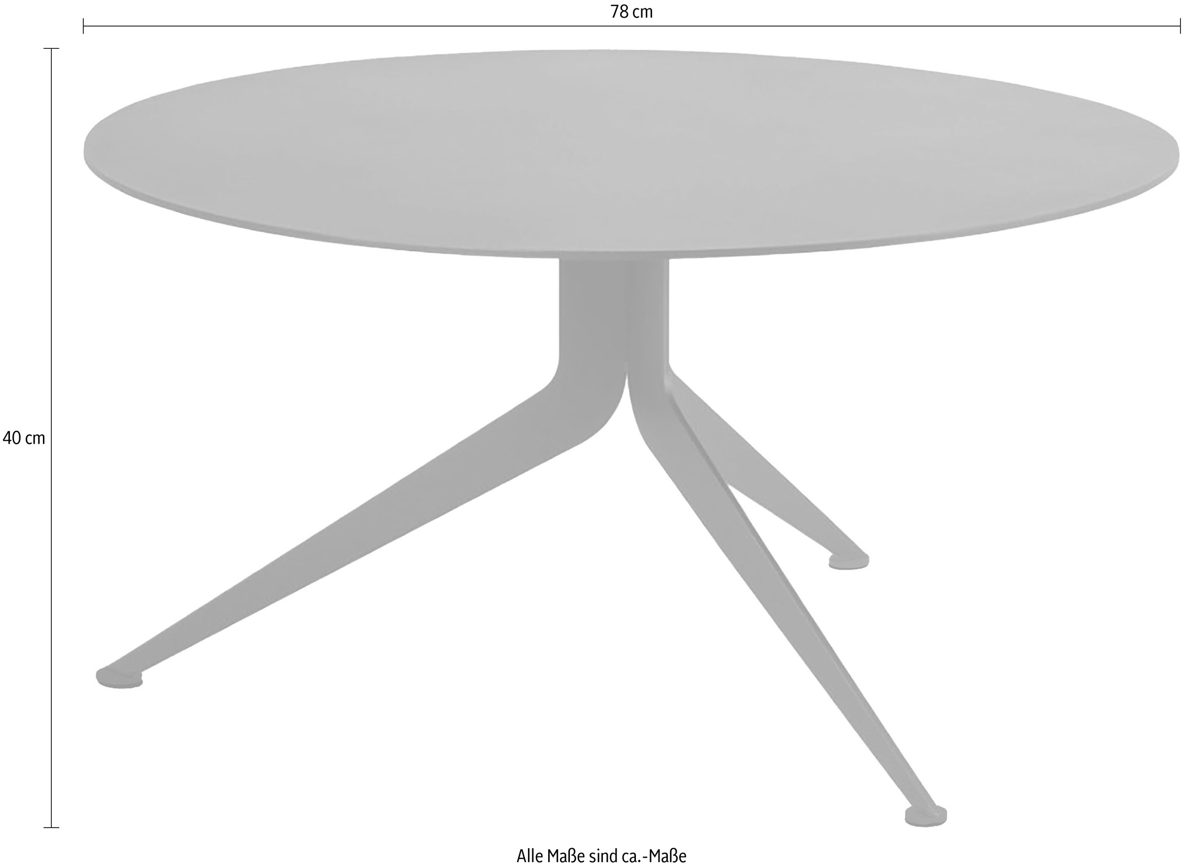 Spinder Design Table basse »DALEY« Table basse en acier