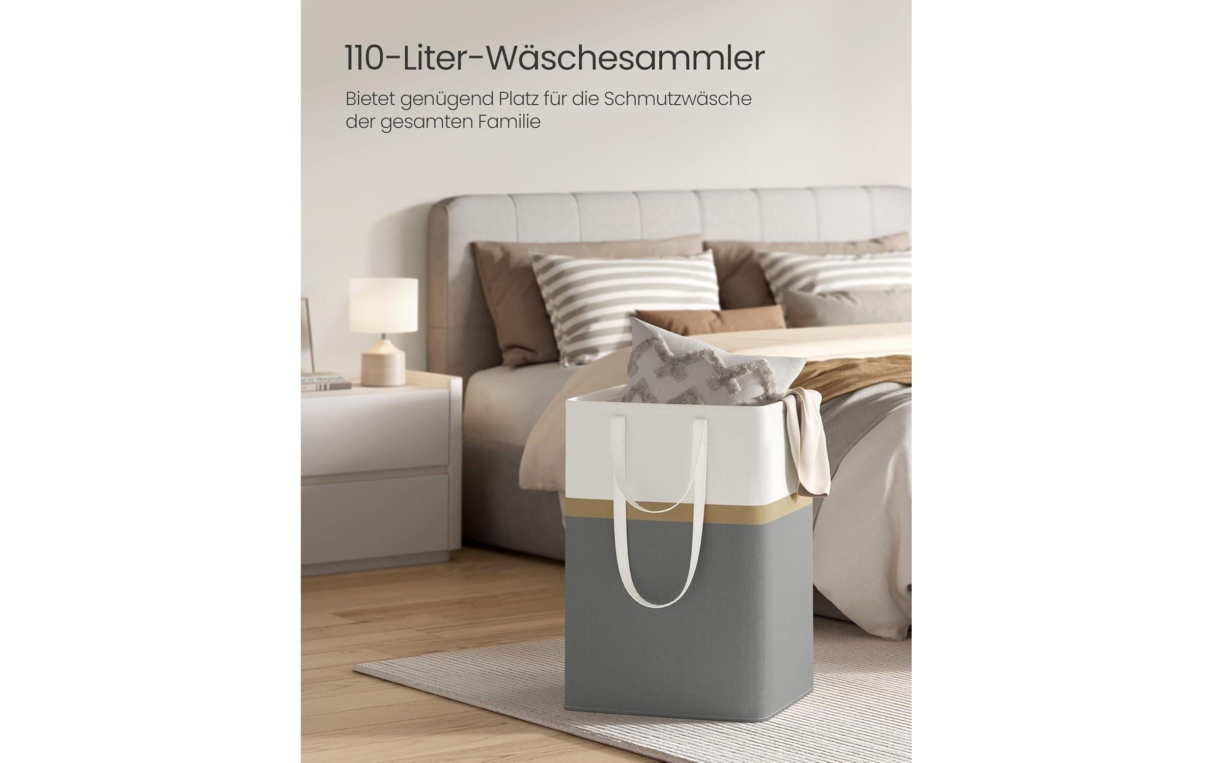 SONGMICS Panier à linge »2-er Set 110 l«