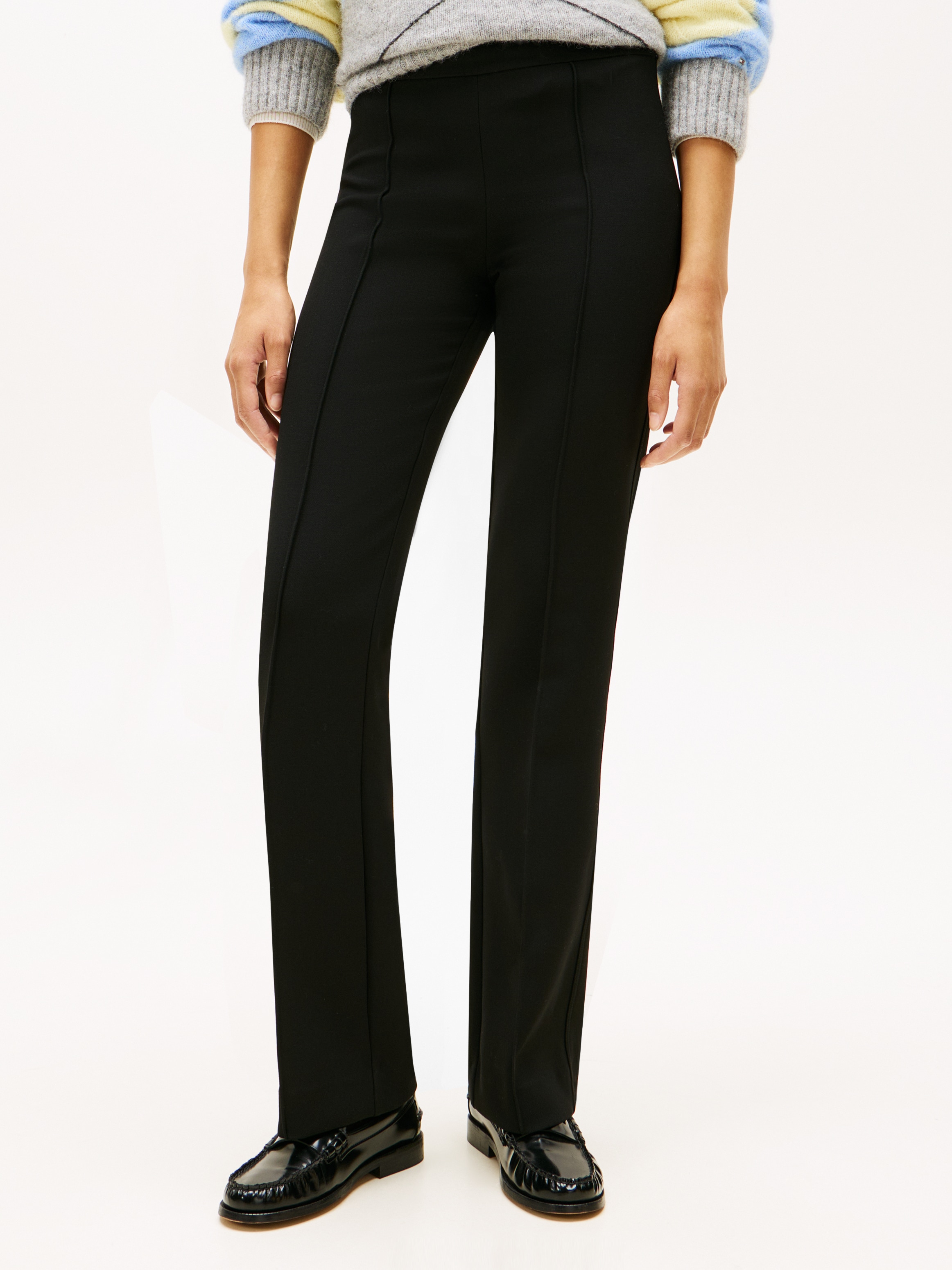 Image of Tommy Hilfiger Anzughose "PUNTO KICK FLARE PANT" in ausgestellter Form
