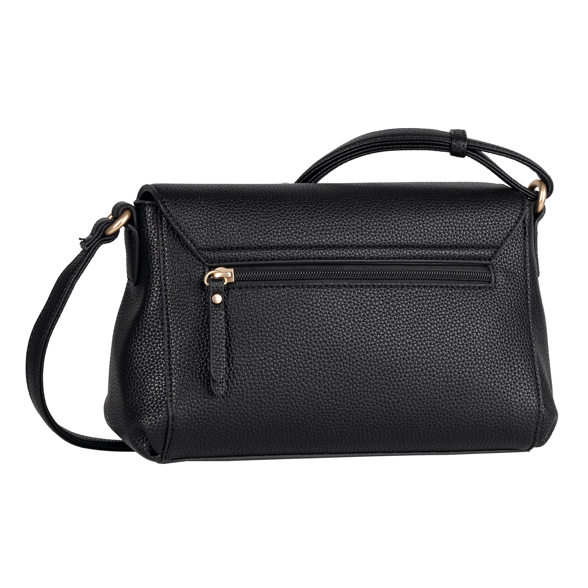 Gabor Umhängetasche »Melora« leicht genarbtes Lederimitat mit feinem Logo und goldenem Metallring