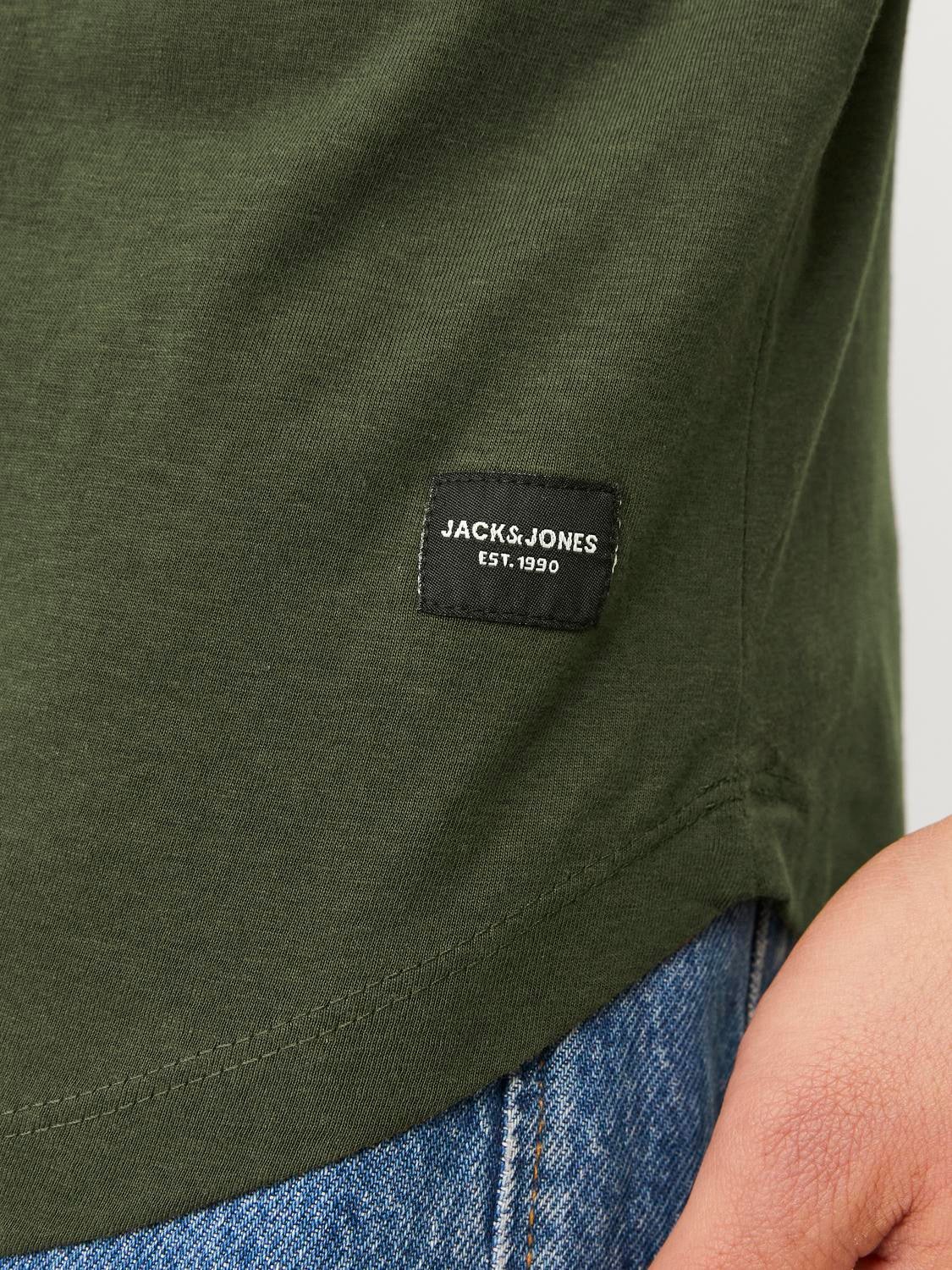 Jack & Jones T-Shirt »JJENOA TEE SS CREW NECK 5PK MP NOOS«, (Packung, 5 tlg., 5er-Pack)