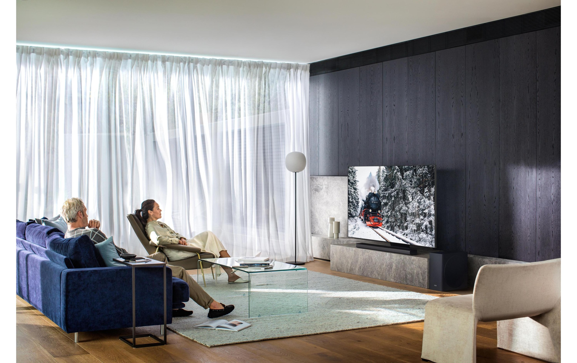 Samsung QLED-Fernseher »QE75Q800T ATXZU«