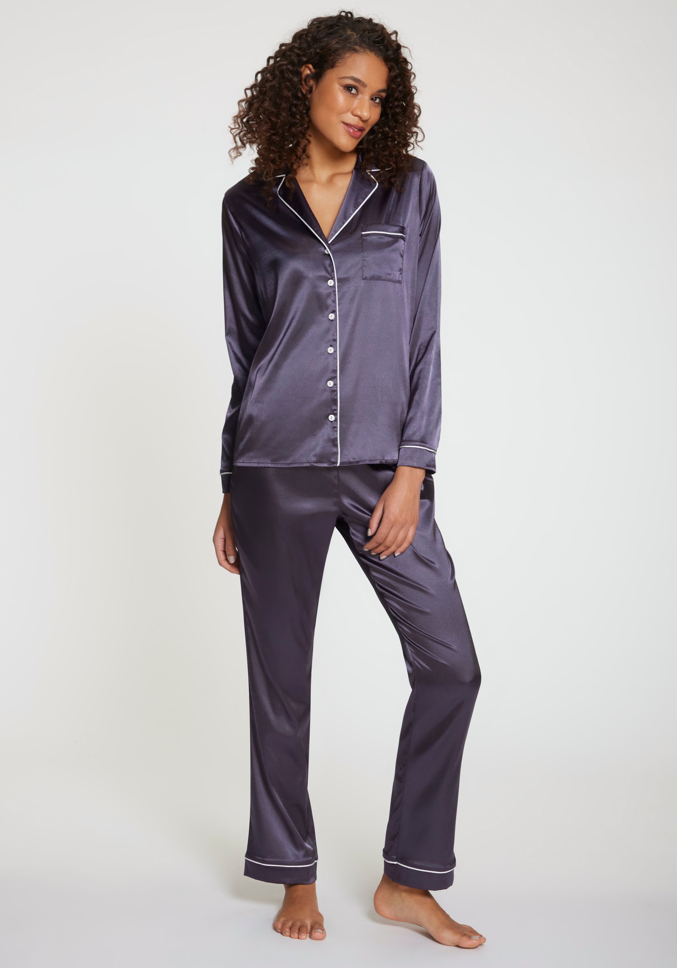 Image of s.Oliver Pyjama Set, 3-teilig, incl. Schlafmaske