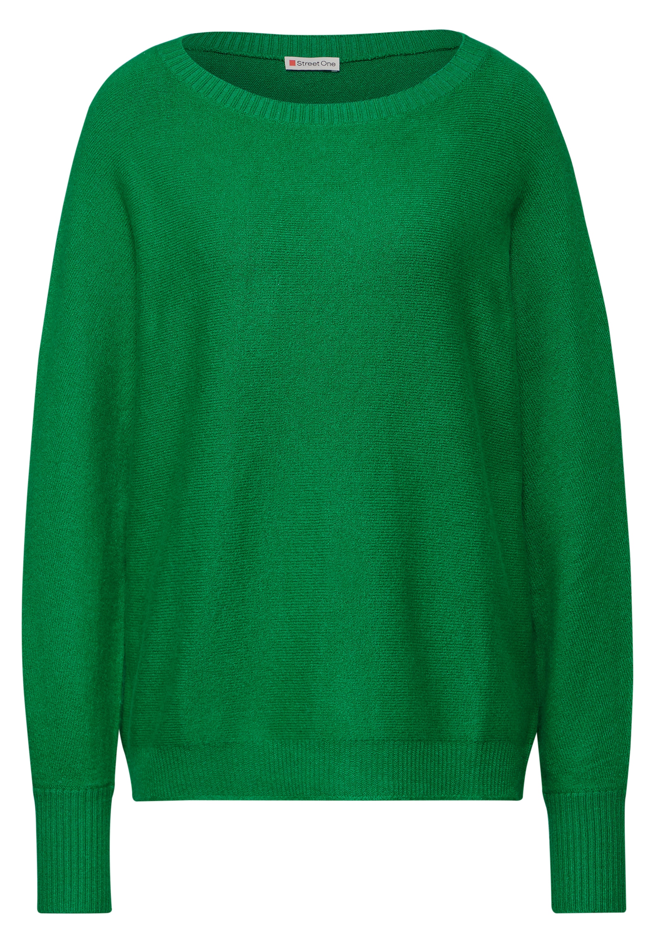 STREET ONE Strickpullover »Dolman«, mit Rippbündchen