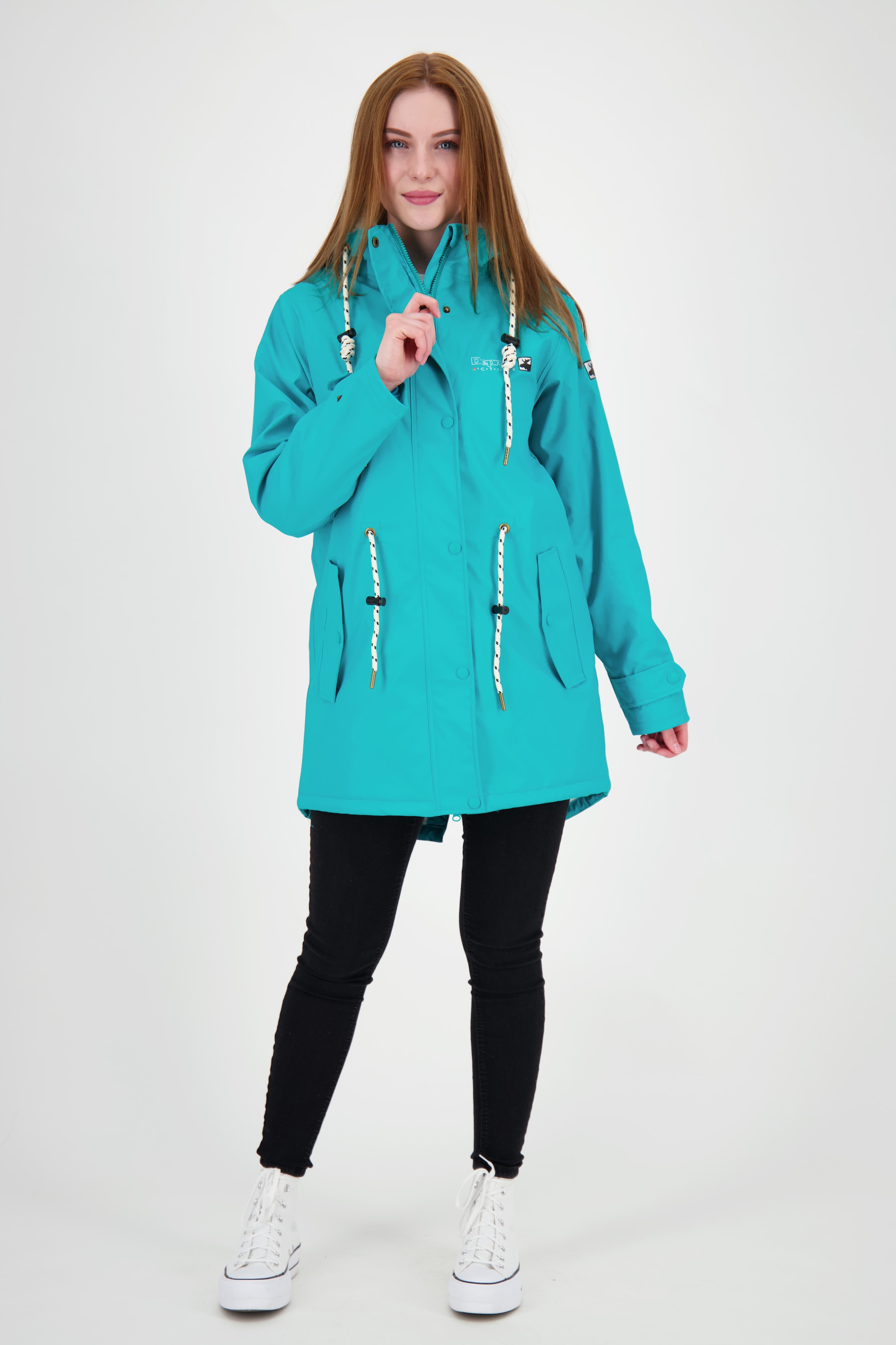 DEPROC Active Regenjacke »Friesennerz ELLESMERE WOMEN«, auch in Grossen Grössen erhältlich