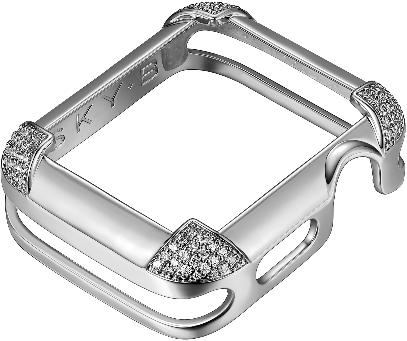 Image of SKY•B Smartwatch-Hülle »PAVÉ CORNERS, W002S40, 40 mm«, Watch bei Ackermann Versand Schweiz