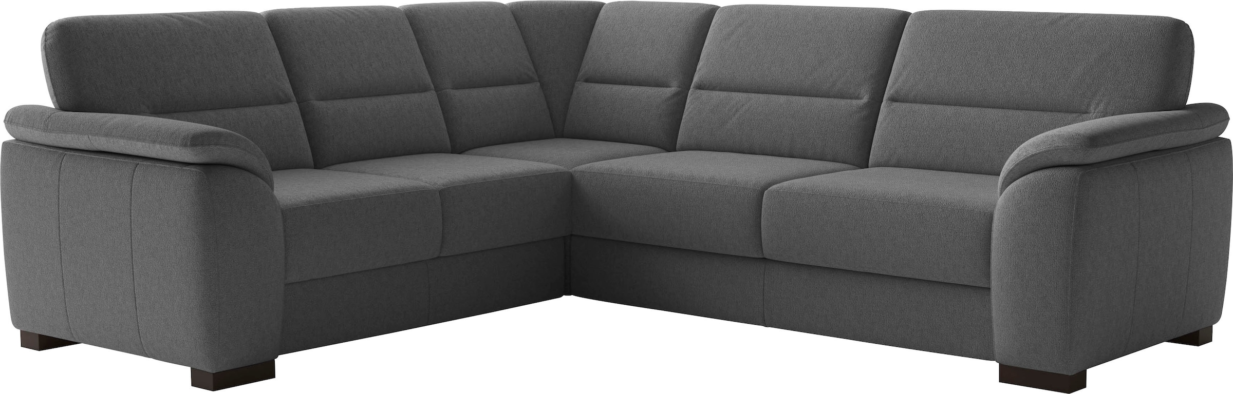 sit&more Ecksofa »Montego L-Form, B: 255 cm« wahlweise mit Bettfunktion und Schubkasten