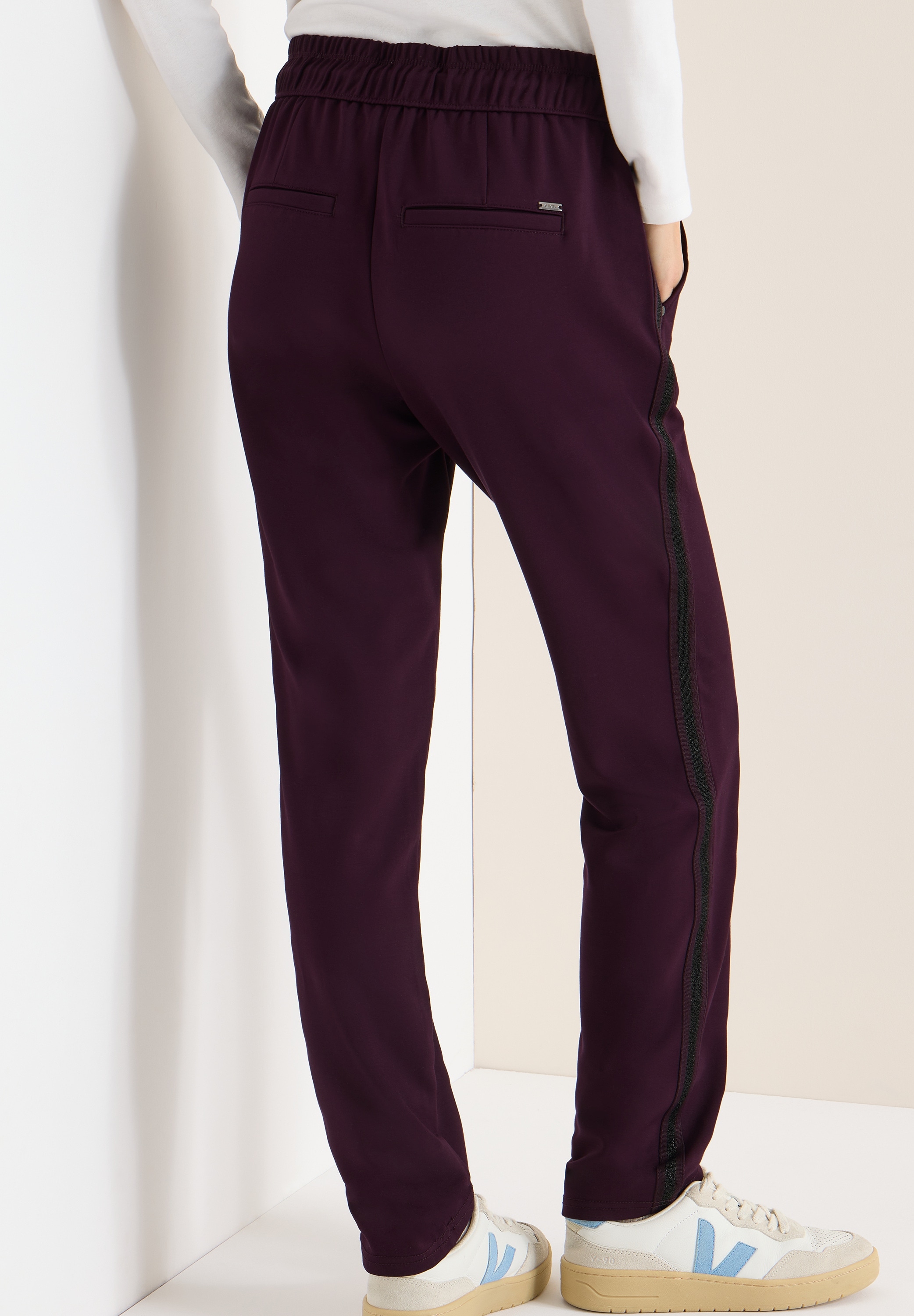 Cecil Schlupfhose »Style Tracey«  mit Glitzer-Tape an der Seitennaht