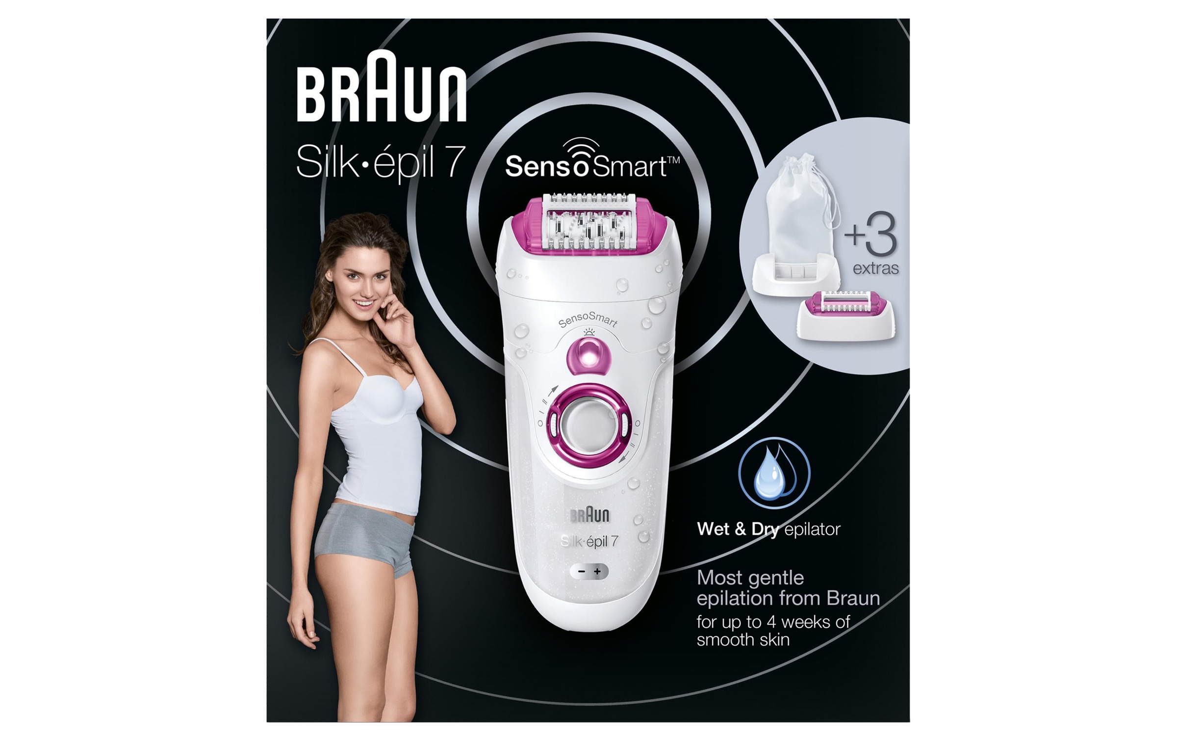 Braun Epilierer »Silk-Épil 7 7-700 SensoSmart«