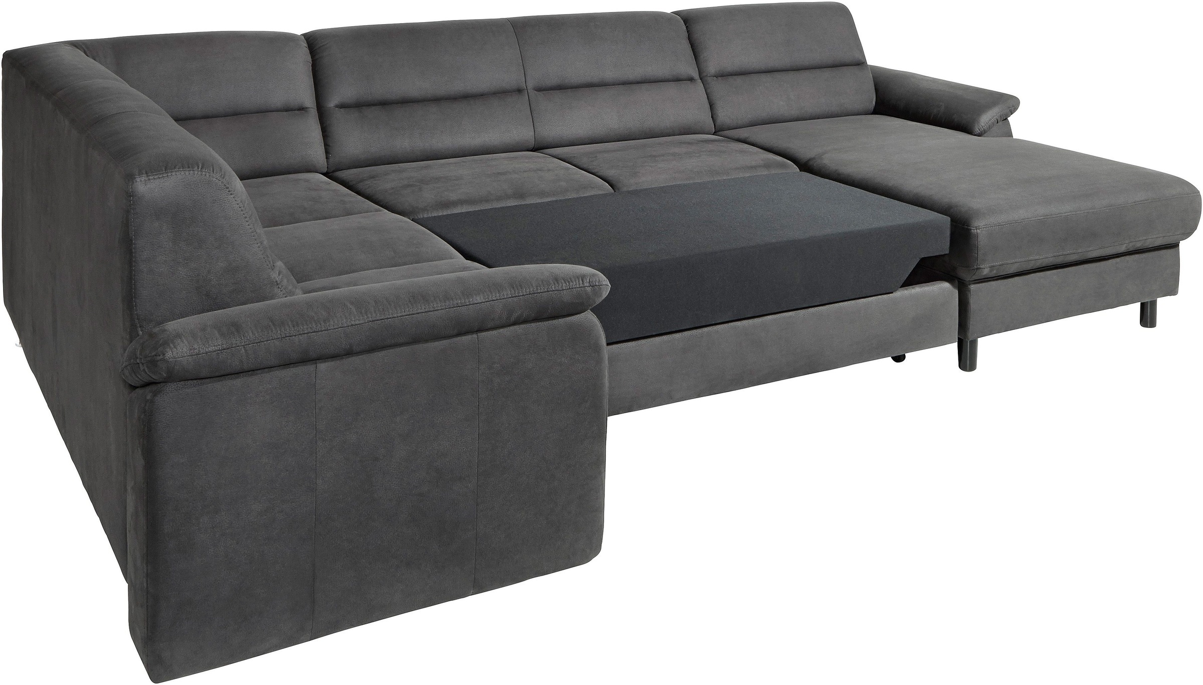 sit&more Wohnlandschaft »Top Ascara U-Form«, inklusive Boxspring/Federkern-Polsterung, wahlweise mit Bettfunktion