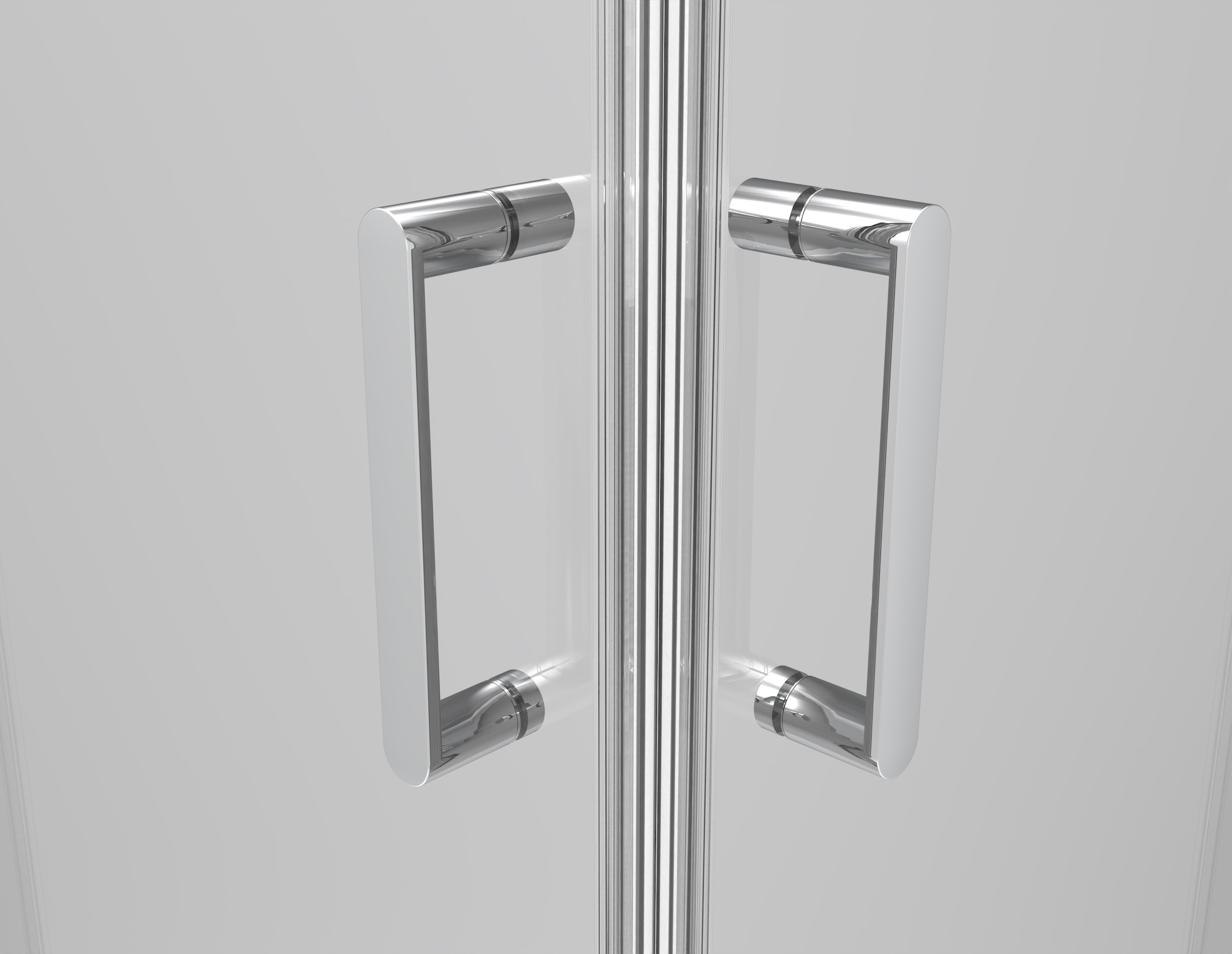 welltime Douche d'angle »New Trento« extra-haut 195cm, 6mm ESG, système de roulettes amélioré