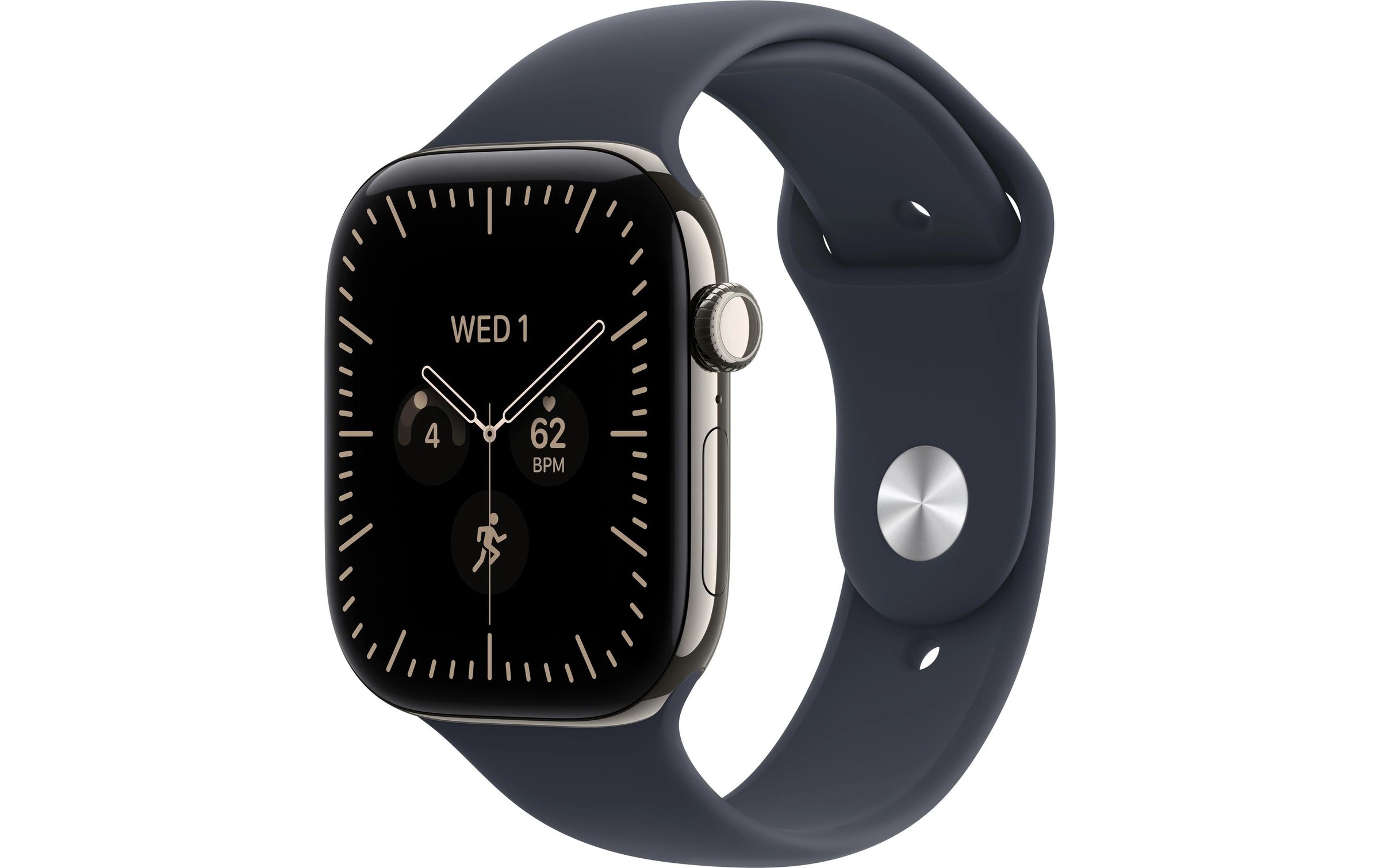 Image of Apple Smartwatch "Apple Watch S12 CEL Titanium, Sportband "(46/ 1,81 ″)