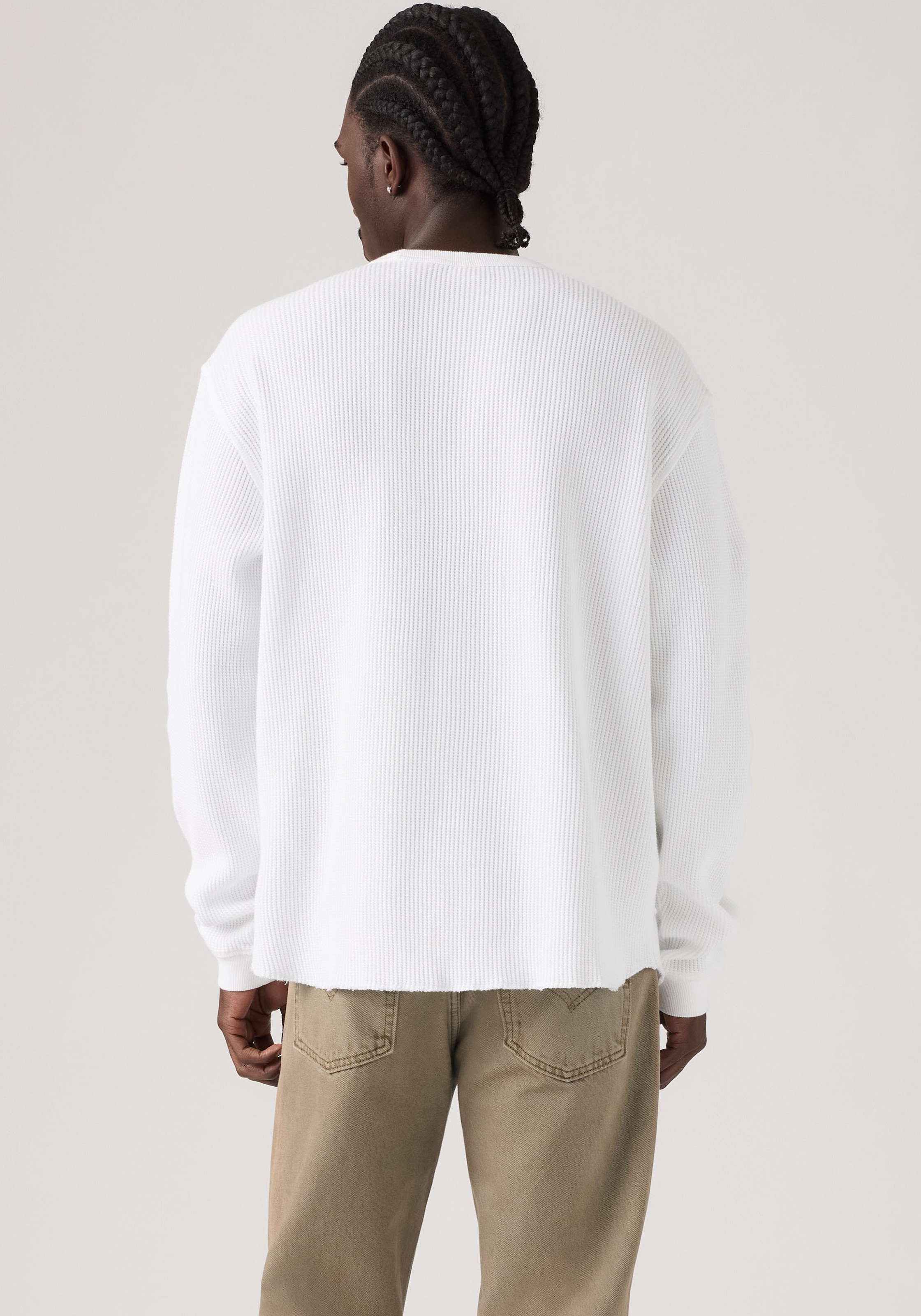 Levi's® Langarmshirt Waffelstrukturmuster