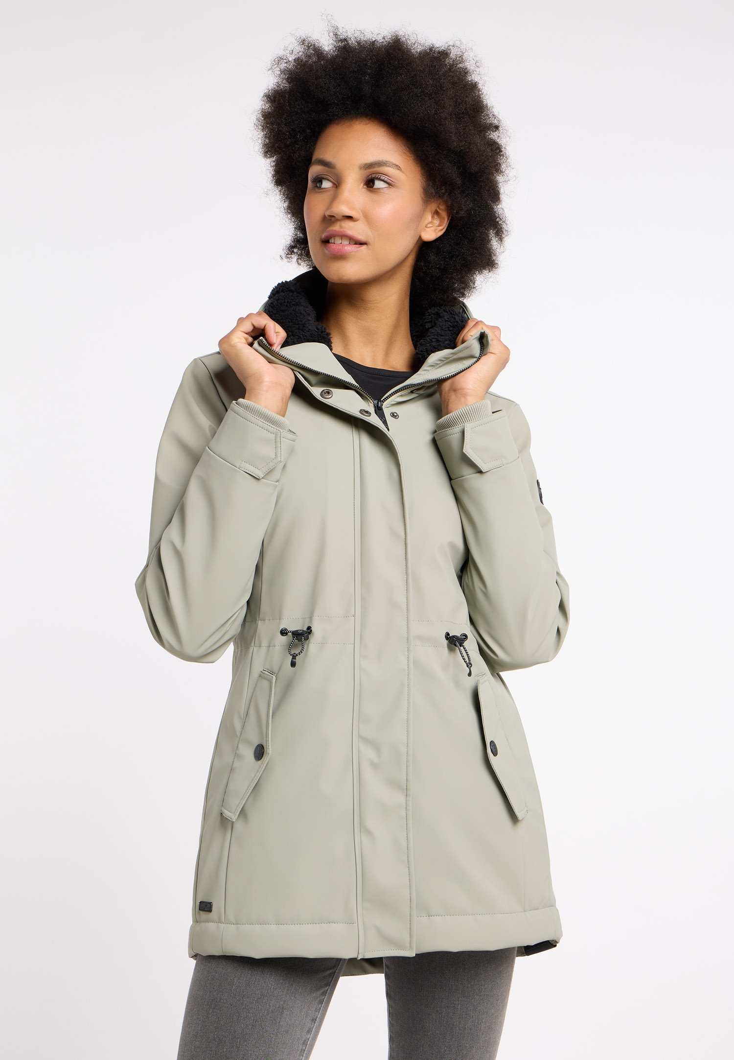 Ragwear Outdoorjacke »MONADIS RAINY WARM«, mit Kapuze, wasserabweisender Parka, mit wärmenden...