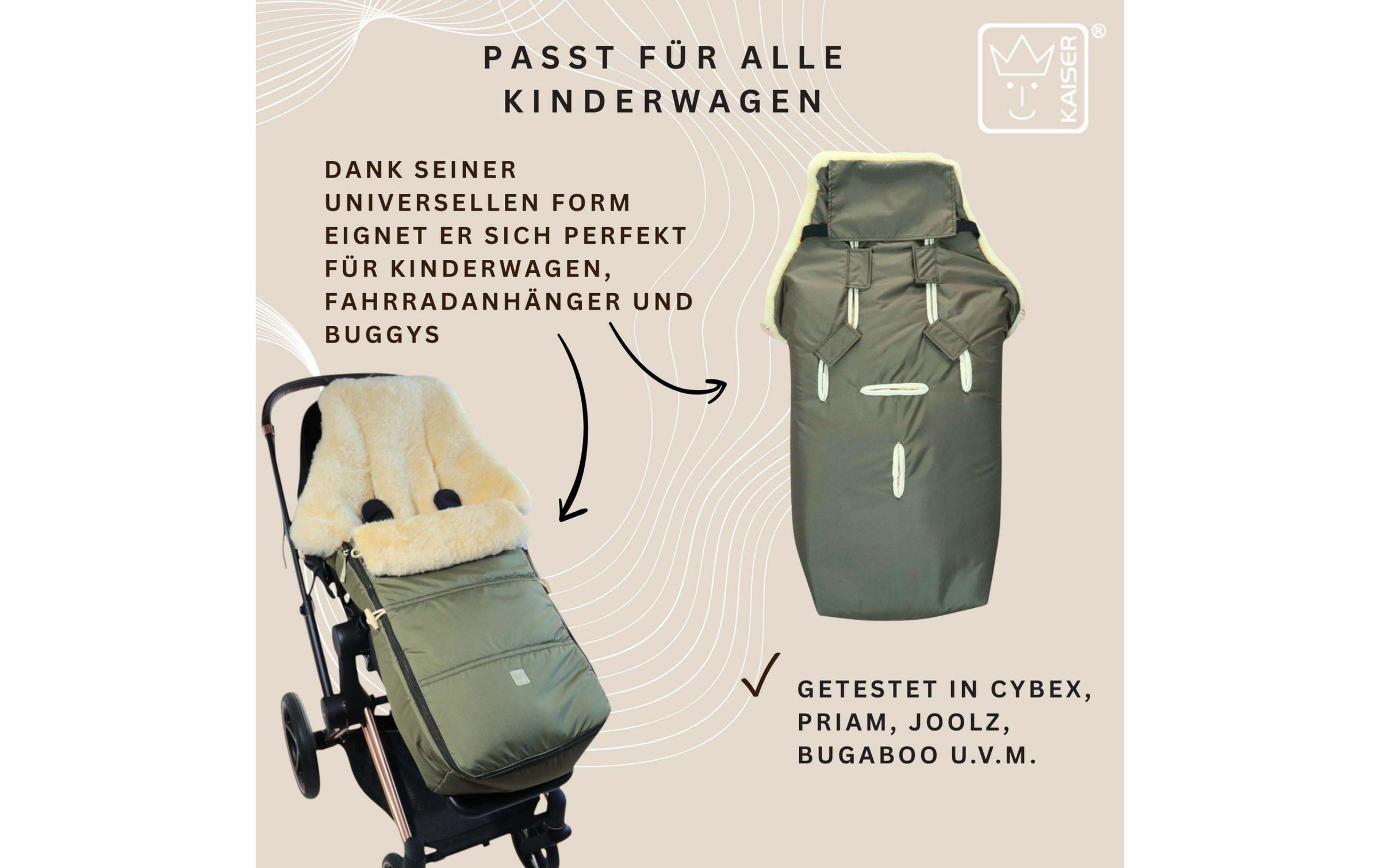 Kaiser Chancelière »Dublas 2.0 aus Lammfell«