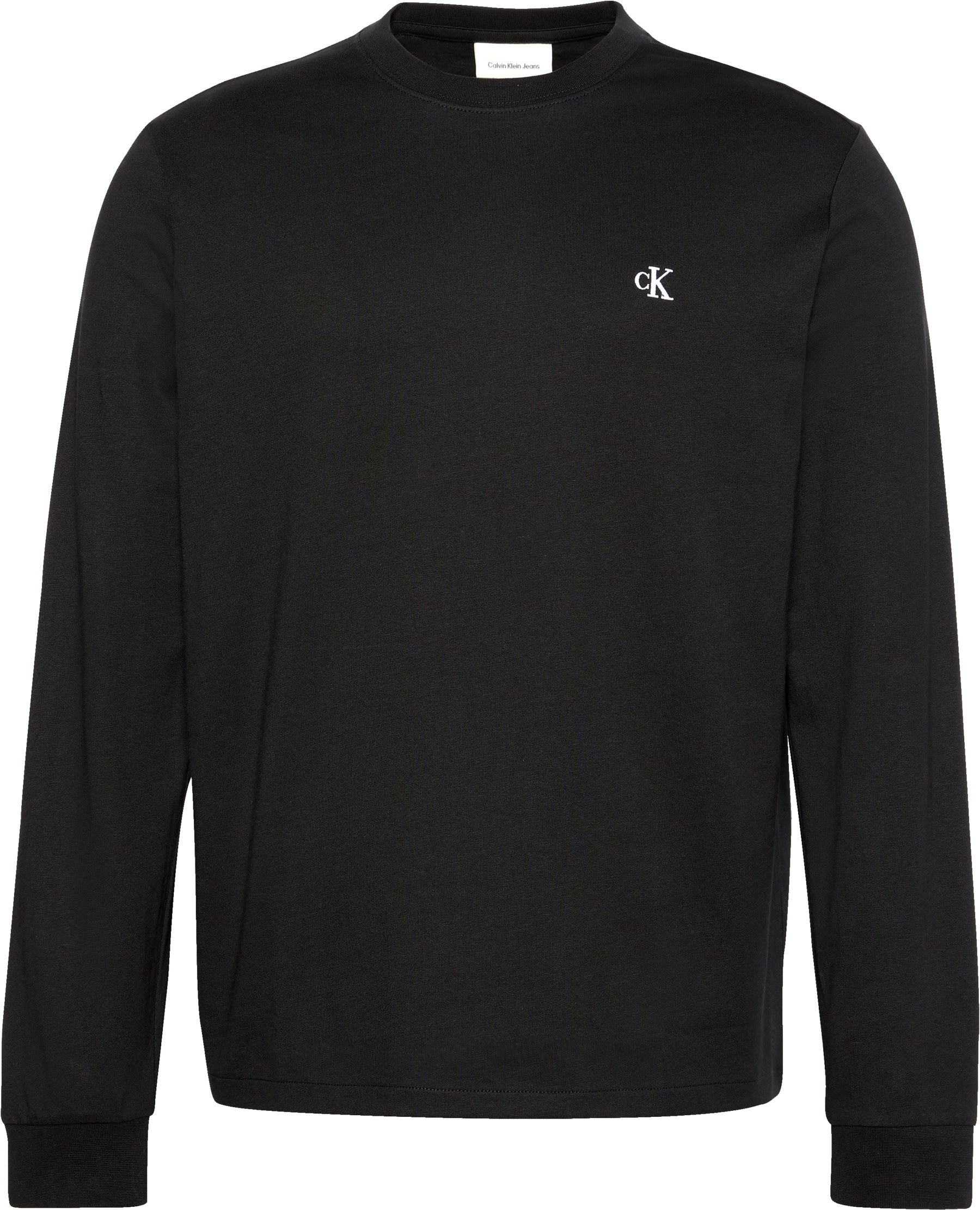 Calvin Klein Jeans Langarmshirt »LS EASY MONOGRAM TEE« Mit Rundhalsausschnitt, regular fit