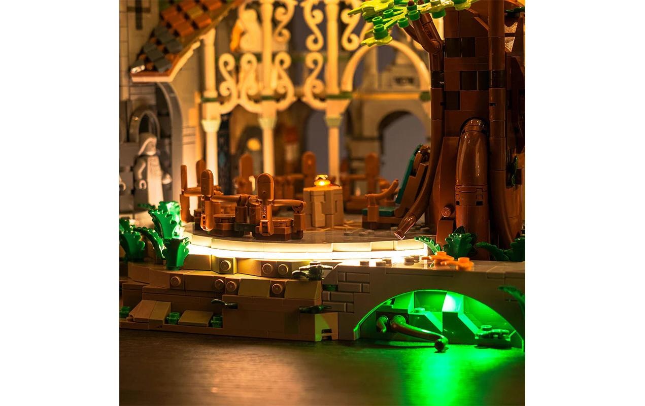   Steinbaukasten »BrickBling LED-Licht-Set für LEGO® Herr der Ringe: Bruchtal -10316«