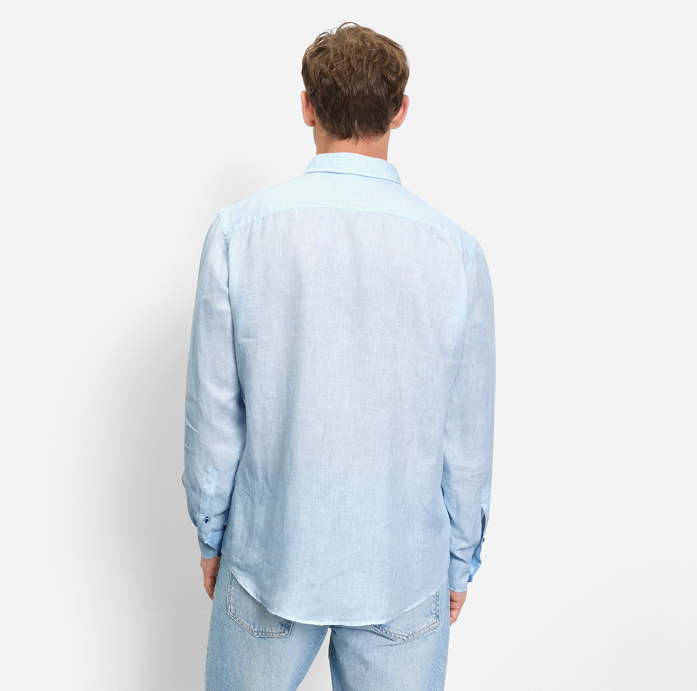 OLYMP Langarmhemd "OLYMP Casual, Regular Fit, Button-down"