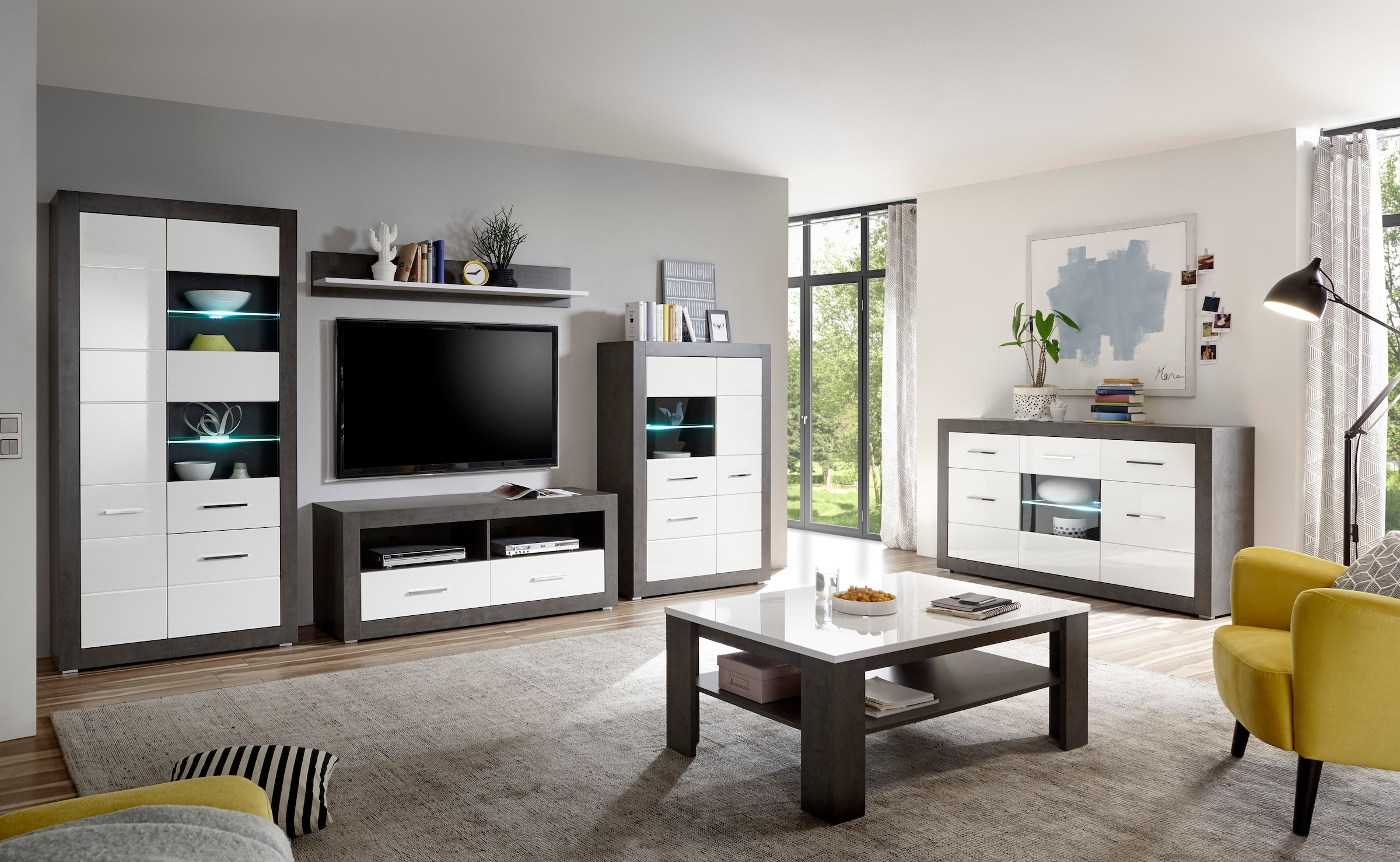 Home affaire Wohnwand »Etero« Set, 4 Stk. tlg.