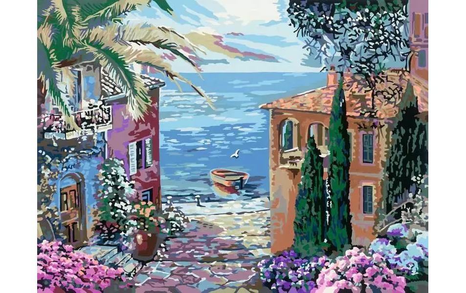 Ravensburger Malen nach Zahlen »CreArt – Mediterranean Landscape«