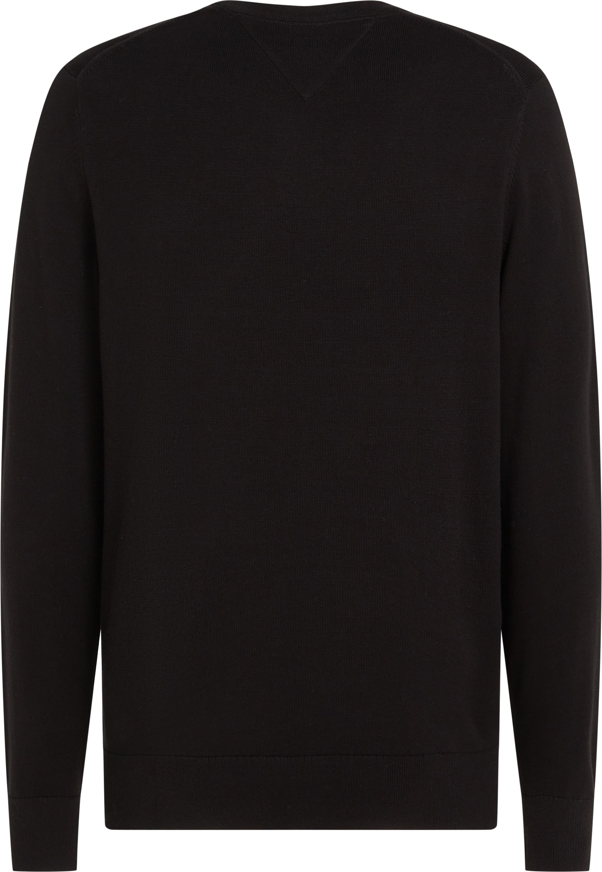 Tommy Hilfiger Big & Tall Rundhalspullover »BT-ESSENTIAL COTTON CREW NECK-B«, in Grossen Grössen, Logostickerei