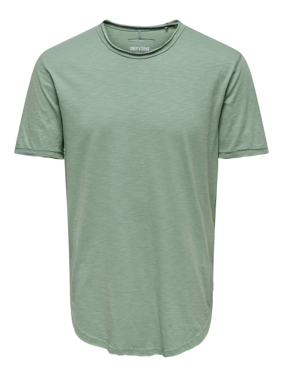 ONLY & SONS Rundhalsshirt »ONSBENNE LONGY SS TEE NF 7822 NOOS«